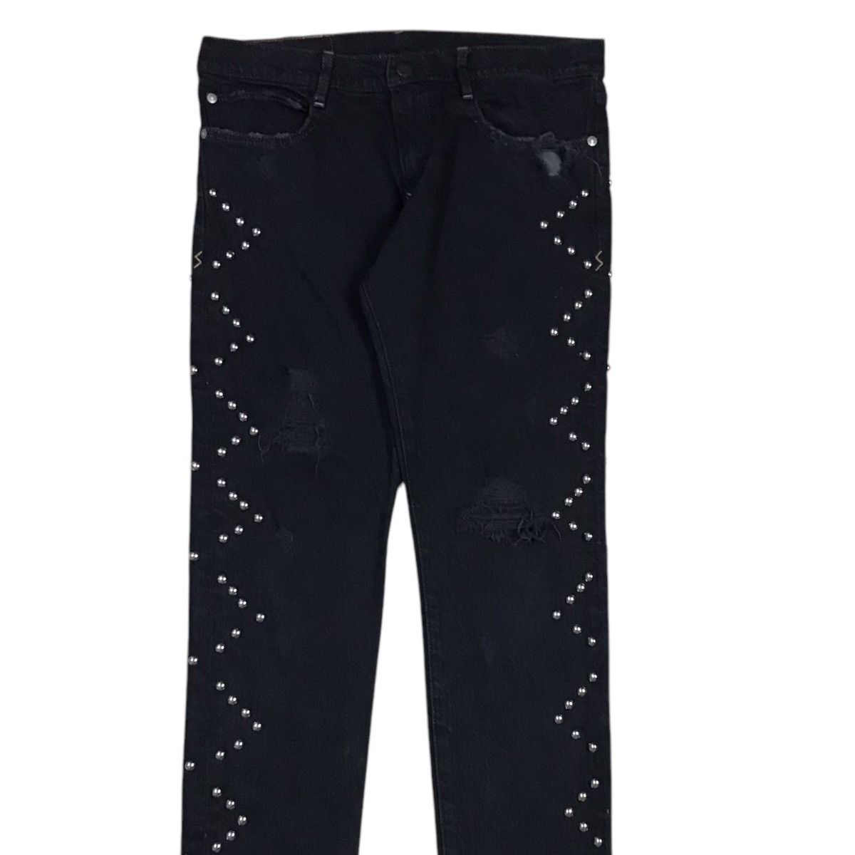 Japanese Brand RNA Sweat Distressed Pants Size 31" - 2 Thumbnail
