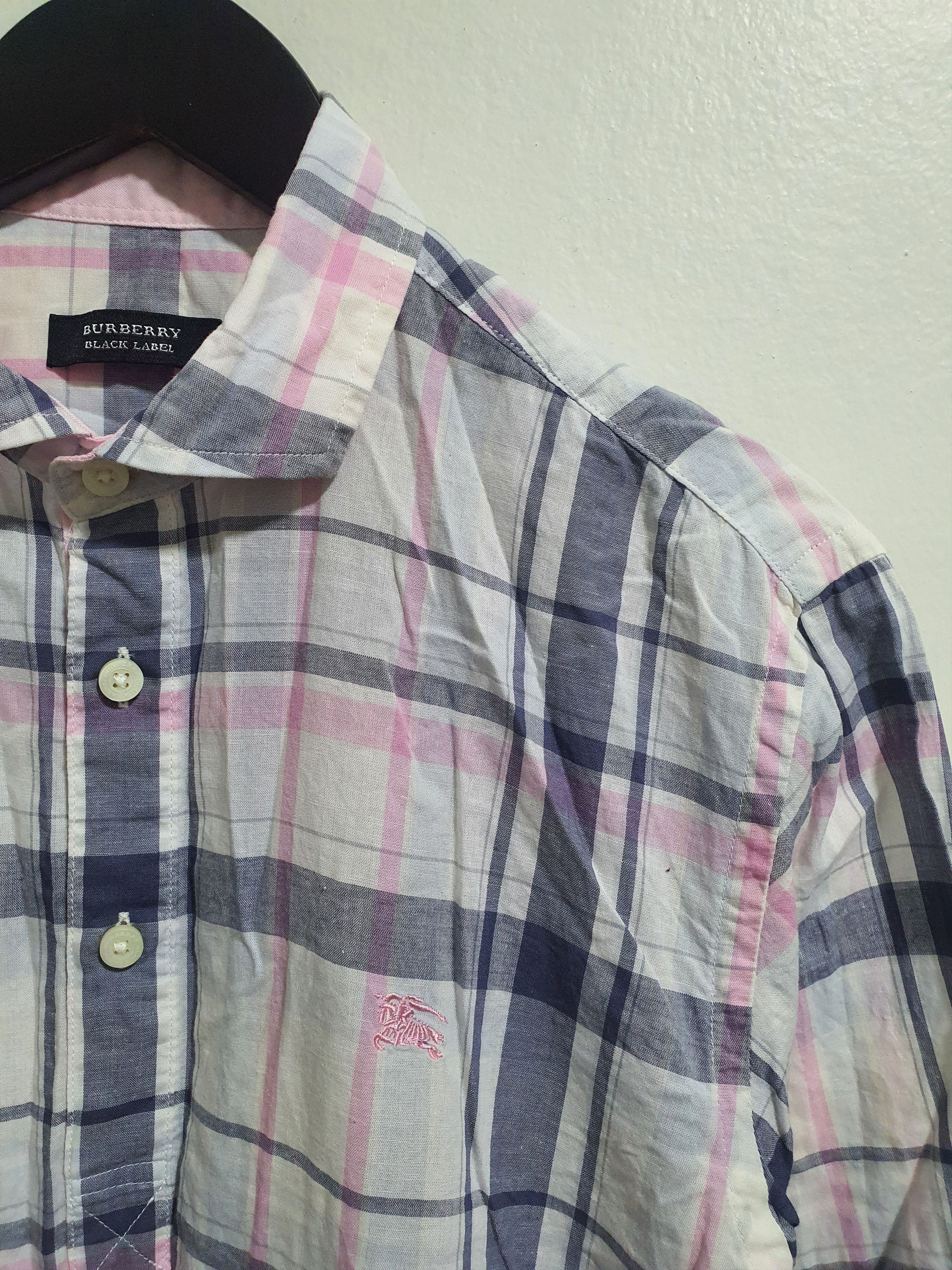 Burberry × Designer BURBERRY 20.5/27.5 HALF-PLACKET SHIRT Size XS / US 0-2 / IT 36-38 - 2 Thumbnail