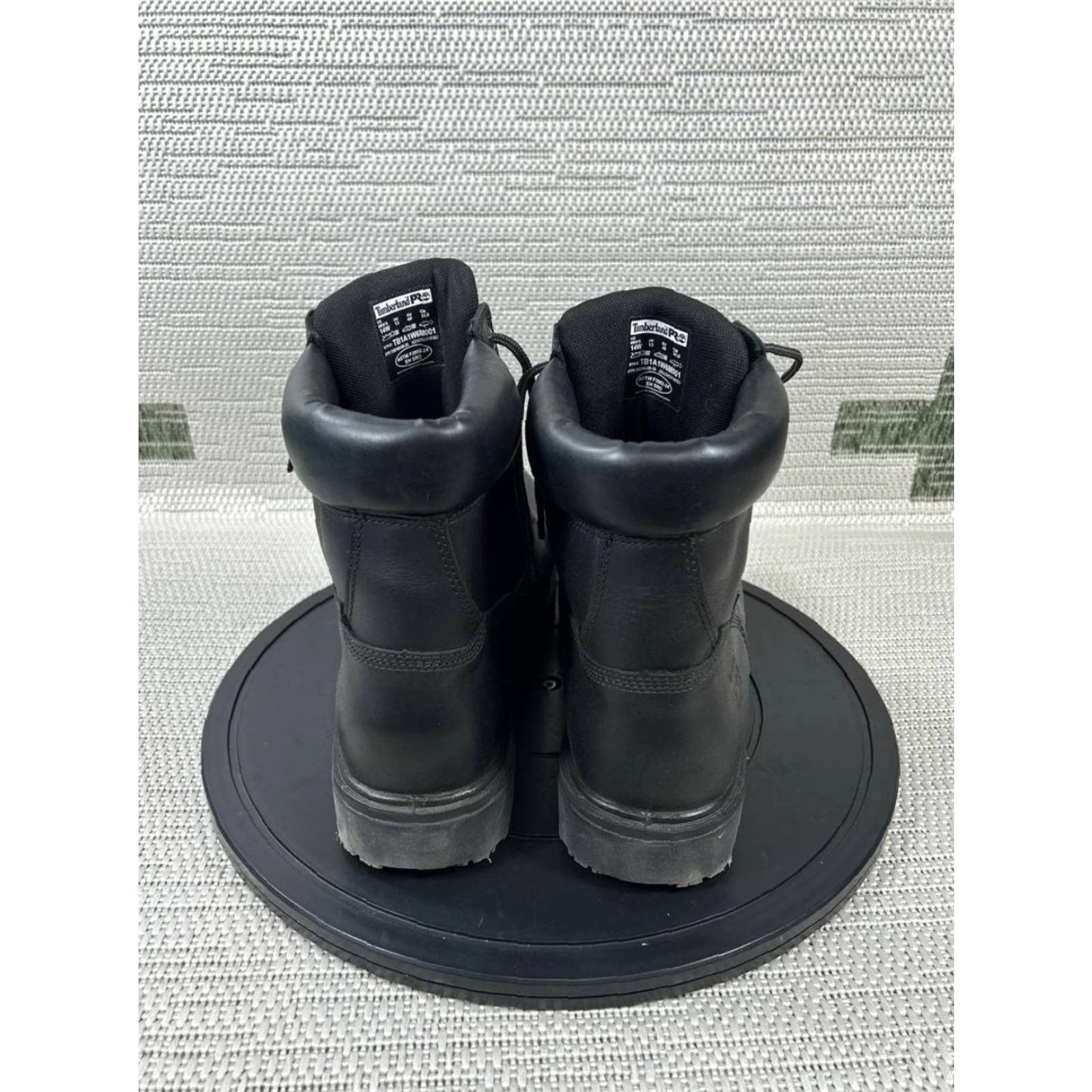 Timberland Timberland PRO Boots Mens Size 14 Wide Direct Attach Soft Toe Work Black Leather Pro Direct Attach 6" Boots Mens Size US 14 / EU 47 - 6 Thumbnail
