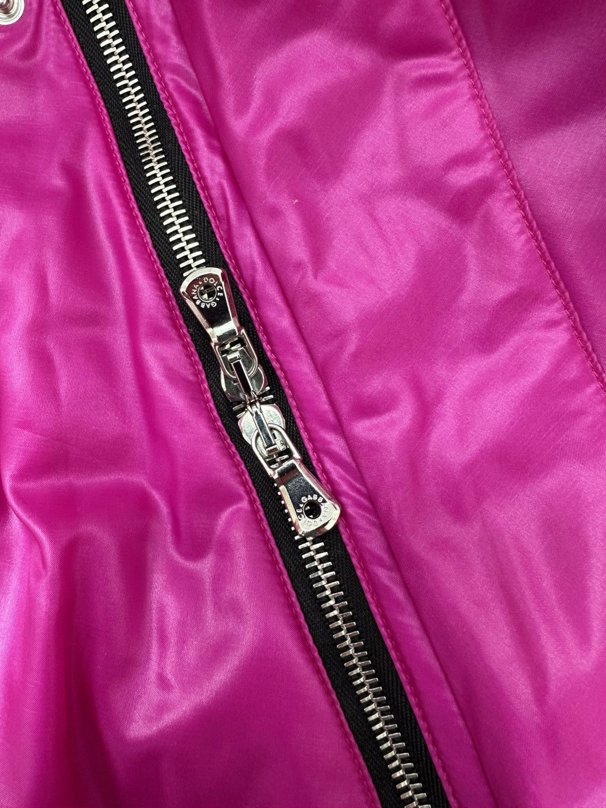 Dolce & Gabbana DOLCE & GABBANA FW 2003 Runway Fur Cropped Pink down Jacket Size M / US 6-8 / IT 42-44 - 10 Thumbnail