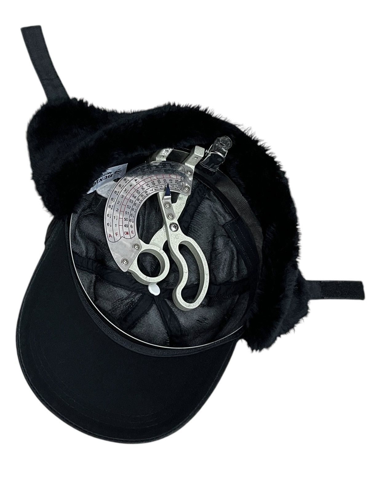 Dunlop 90’s DUNLOP MOTORSPORTS 7 Panel Fur Ear Flap Hat 💥 Size ONE SIZE - 11 Thumbnail