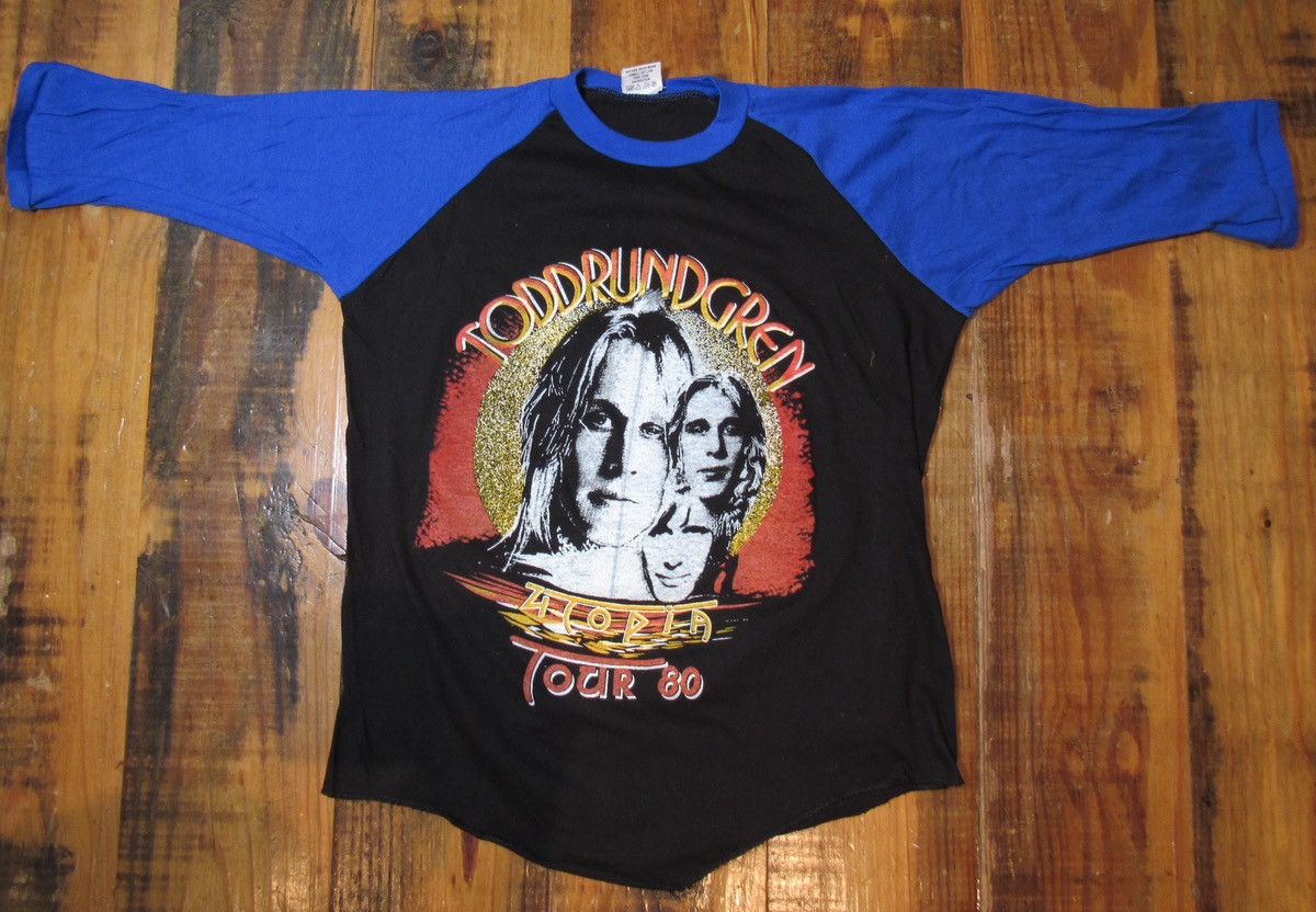 Vintage Todd Rundgren 1980 Utopia Tour Vintage Tee Size US M / EU 48-50 / 2 - 1 Thumbnail