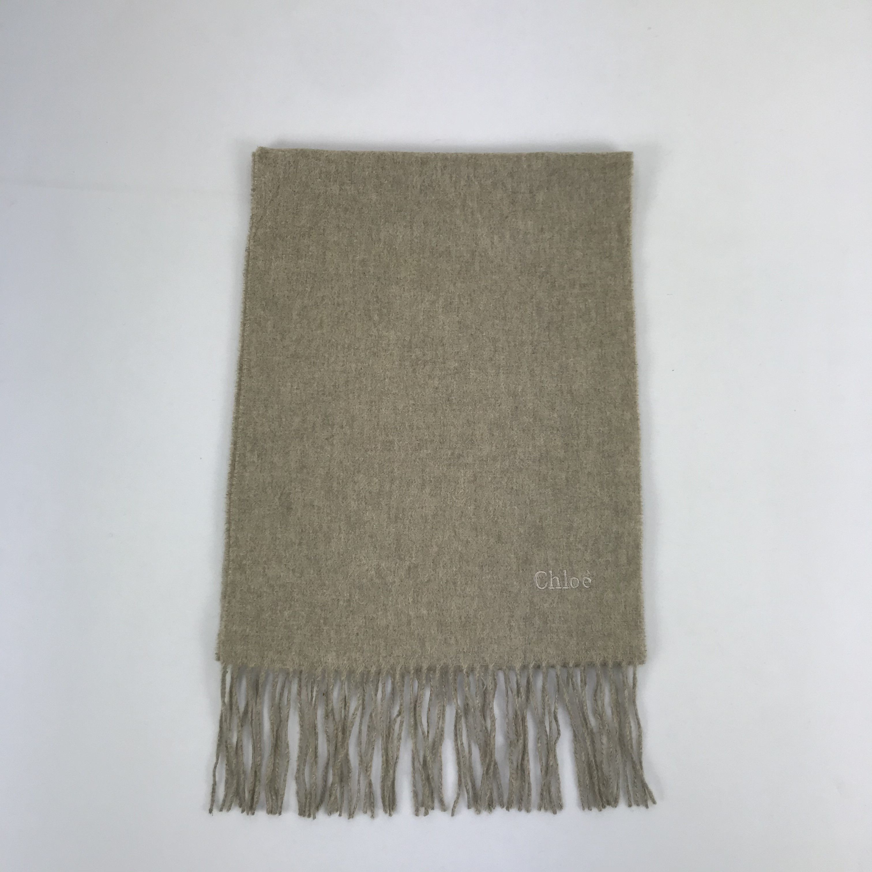 Vintage Vintage Chloe Scarf Muffler Wool Cashmere Scarves Size ONE SIZE - 2 Thumbnail
