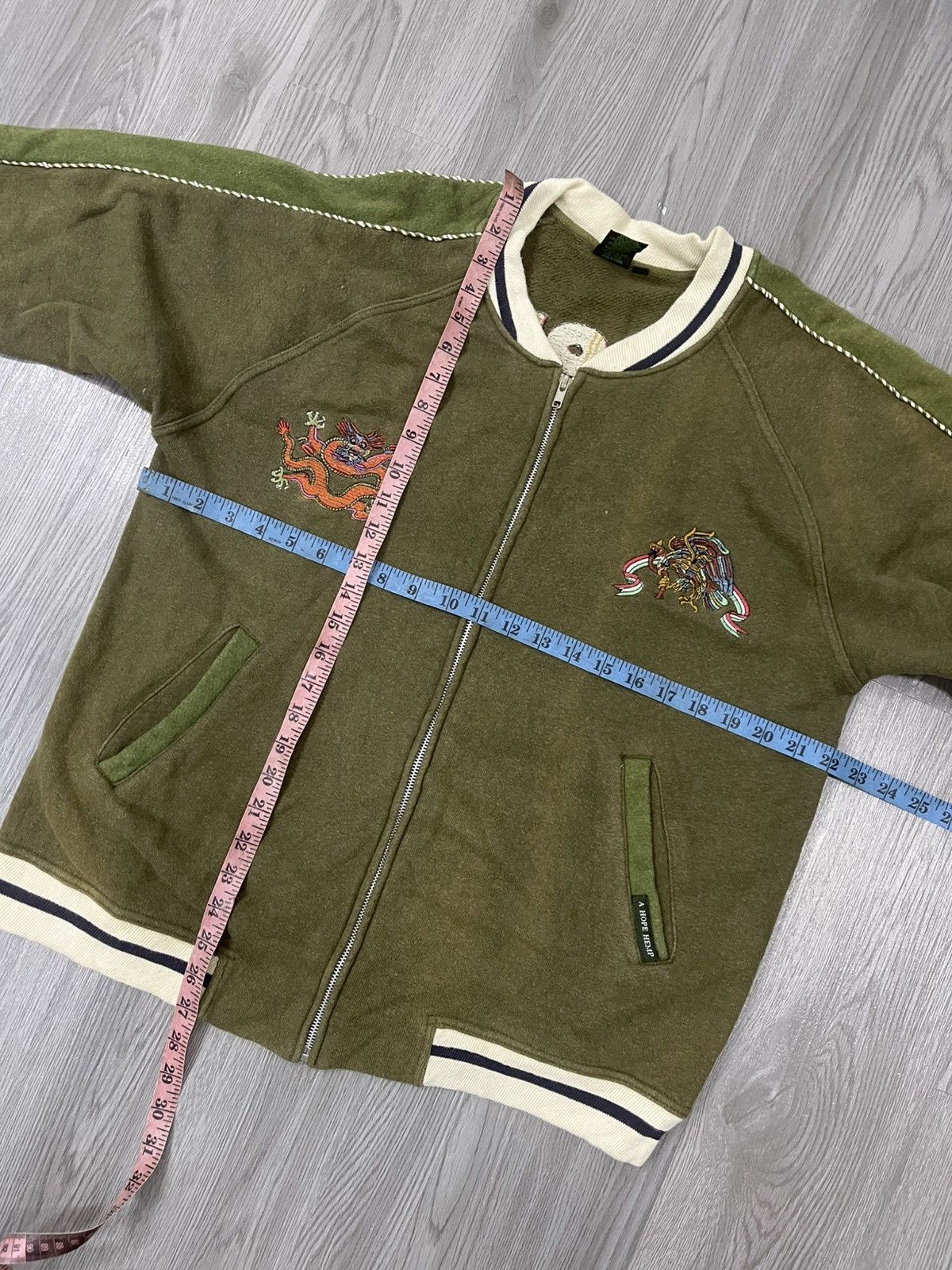 Japanese Brand A Hope Hemp Dragon Embroidery Jacket Size US M / EU 48-50 / 2 - 8 Thumbnail