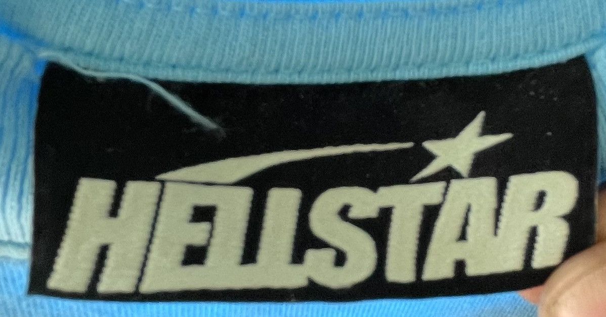 HELLSTAR Hellstar Box Logo T-Shirt Blue Size US M / EU 48-50 / 2 - 5 Thumbnail