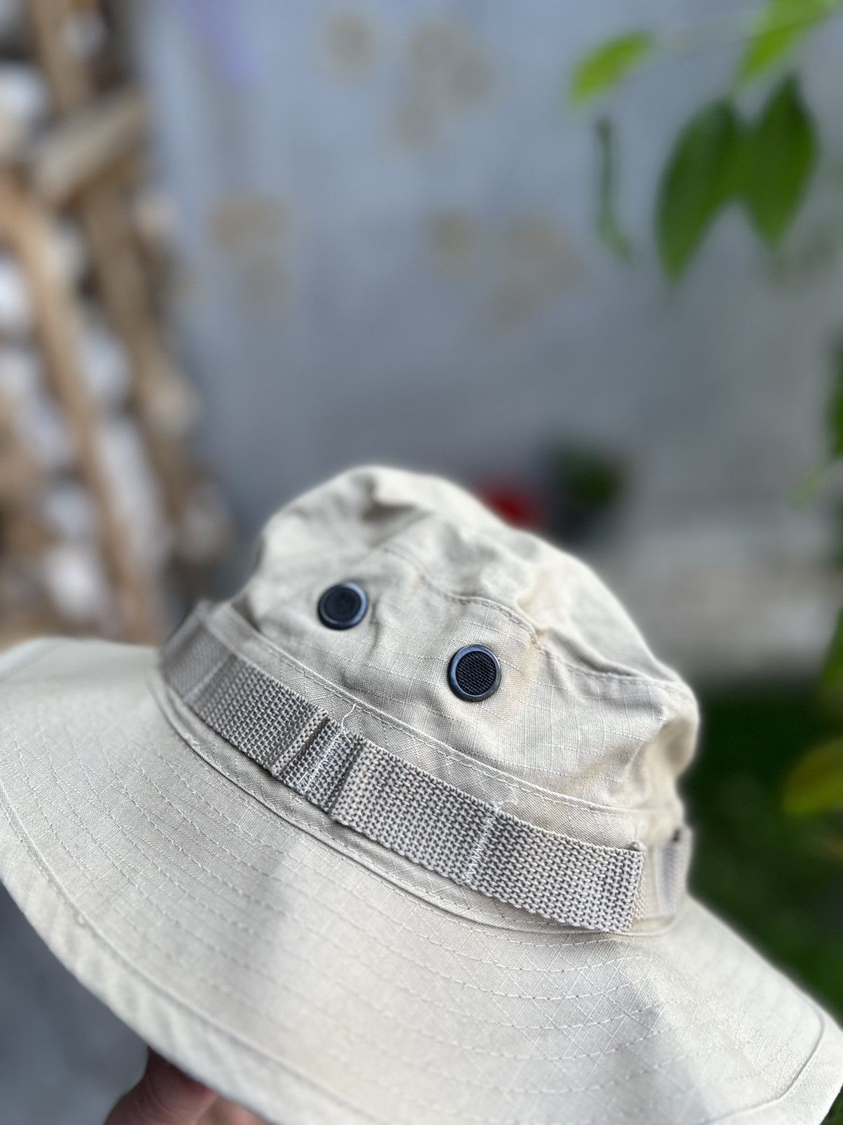 Designer × Vintage Vintage Rare Army Hat Cap Panama Size ONE SIZE - 2 Thumbnail