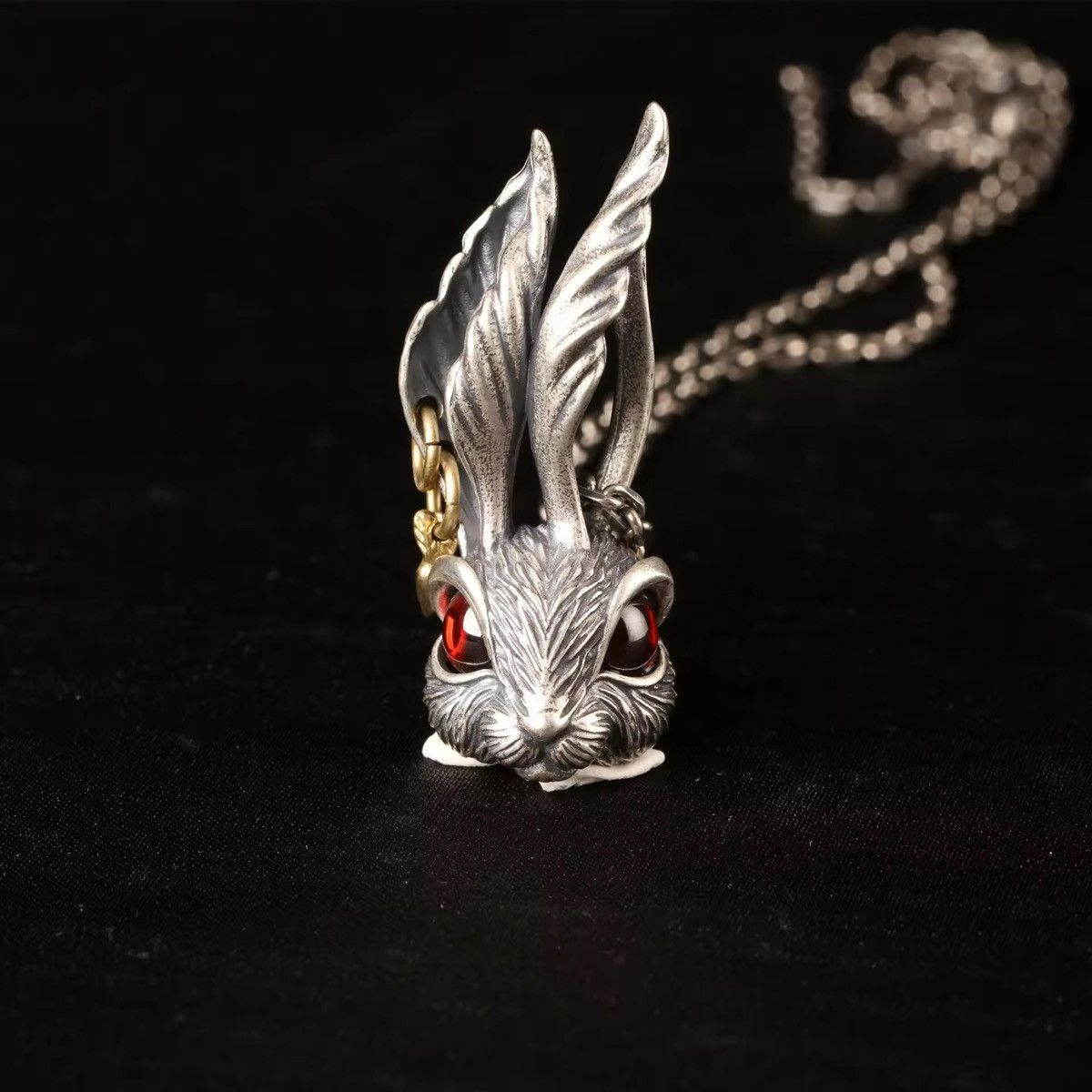 Jewelry × Vintage Red Eye Rabbit Necklace Size ONE SIZE - 3 Thumbnail