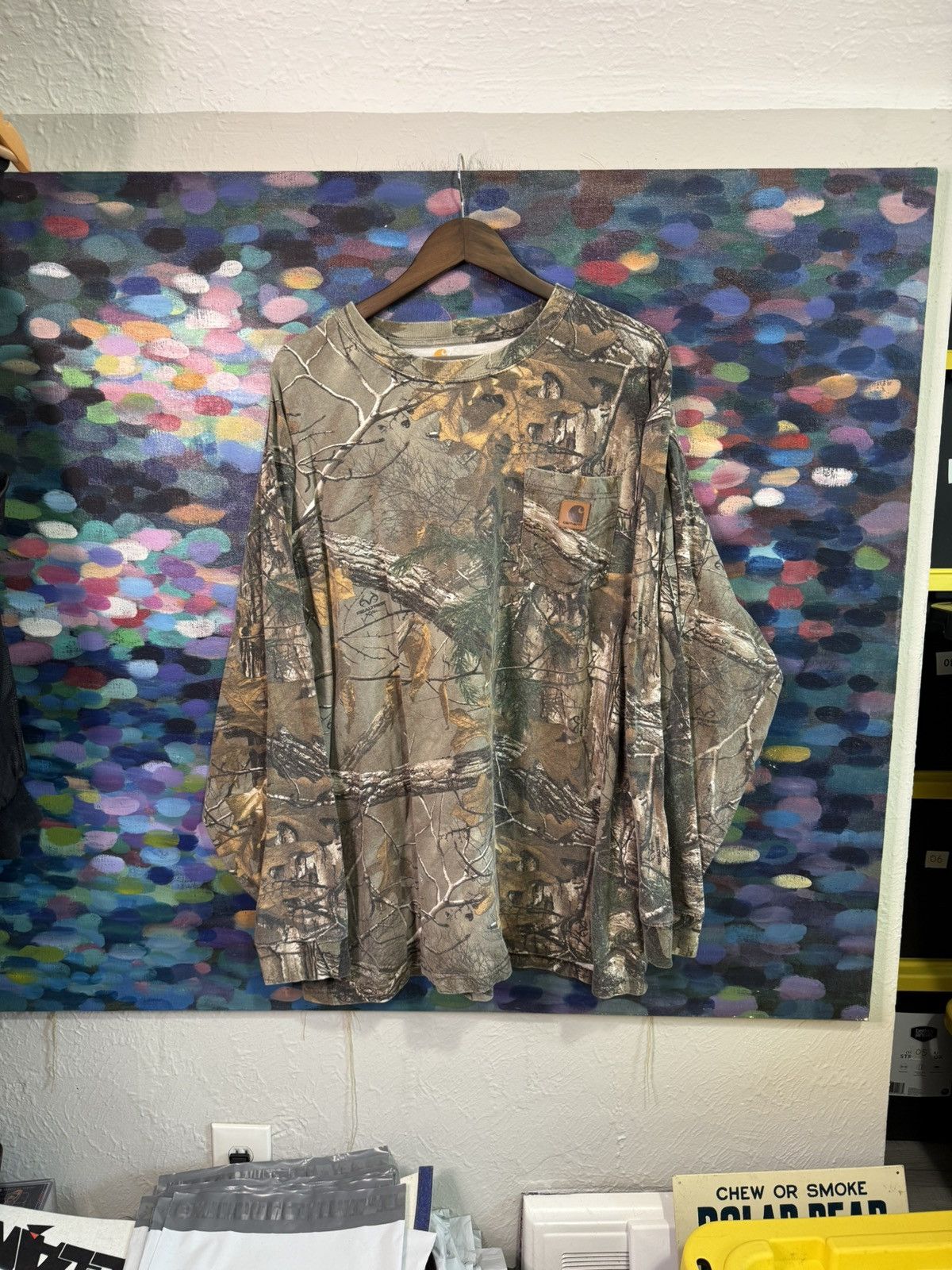 Carhartt Vintage y2k 2000s carhartt realtree camo longsleeve tshirt Size US XXL / EU 58 / 5 - 1 Thumbnail