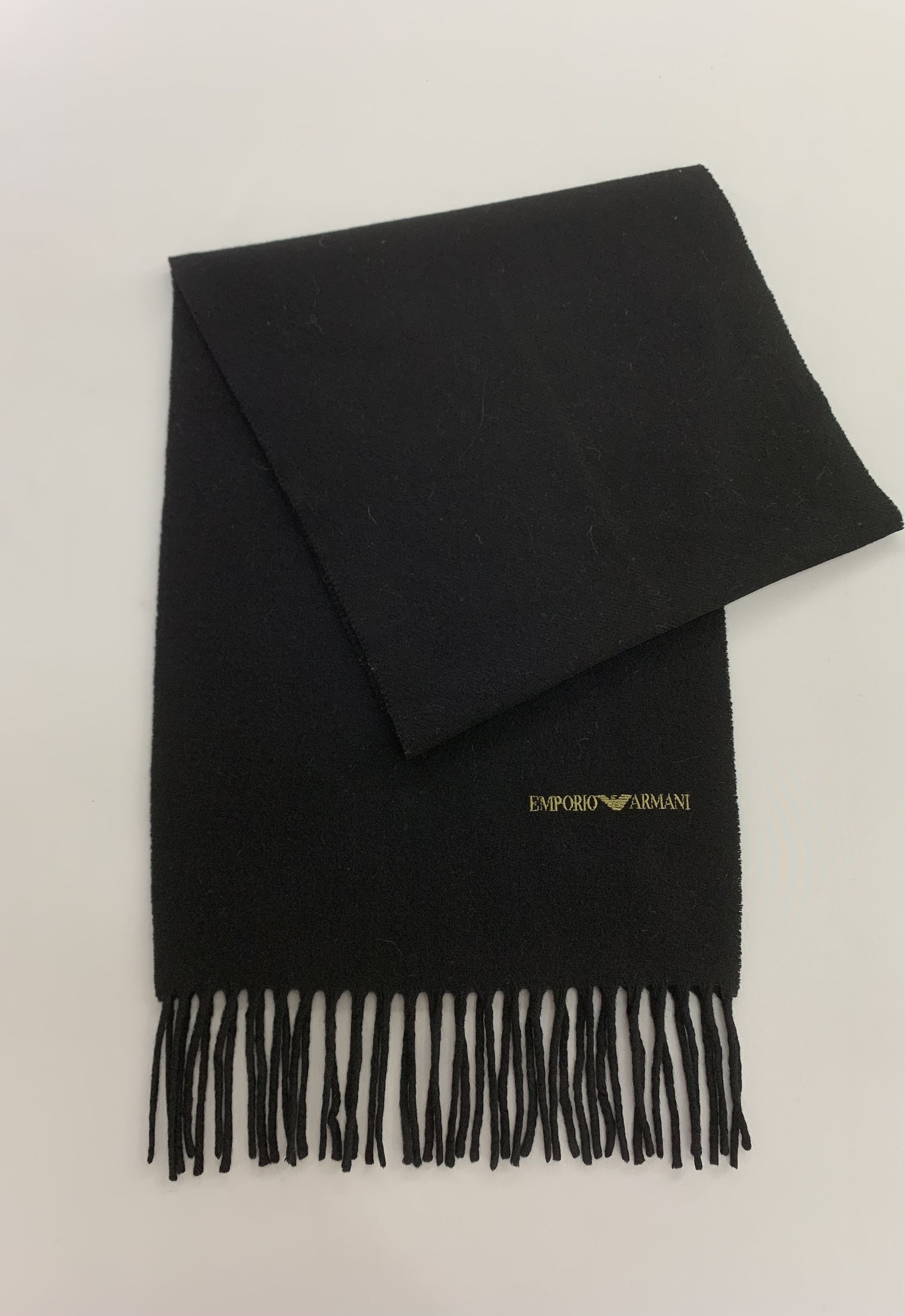 Emporio Armani Emporio Armani Scarf Wool Muffler Neck Wrap BL1036 Size ONE SIZE - 3 Thumbnail