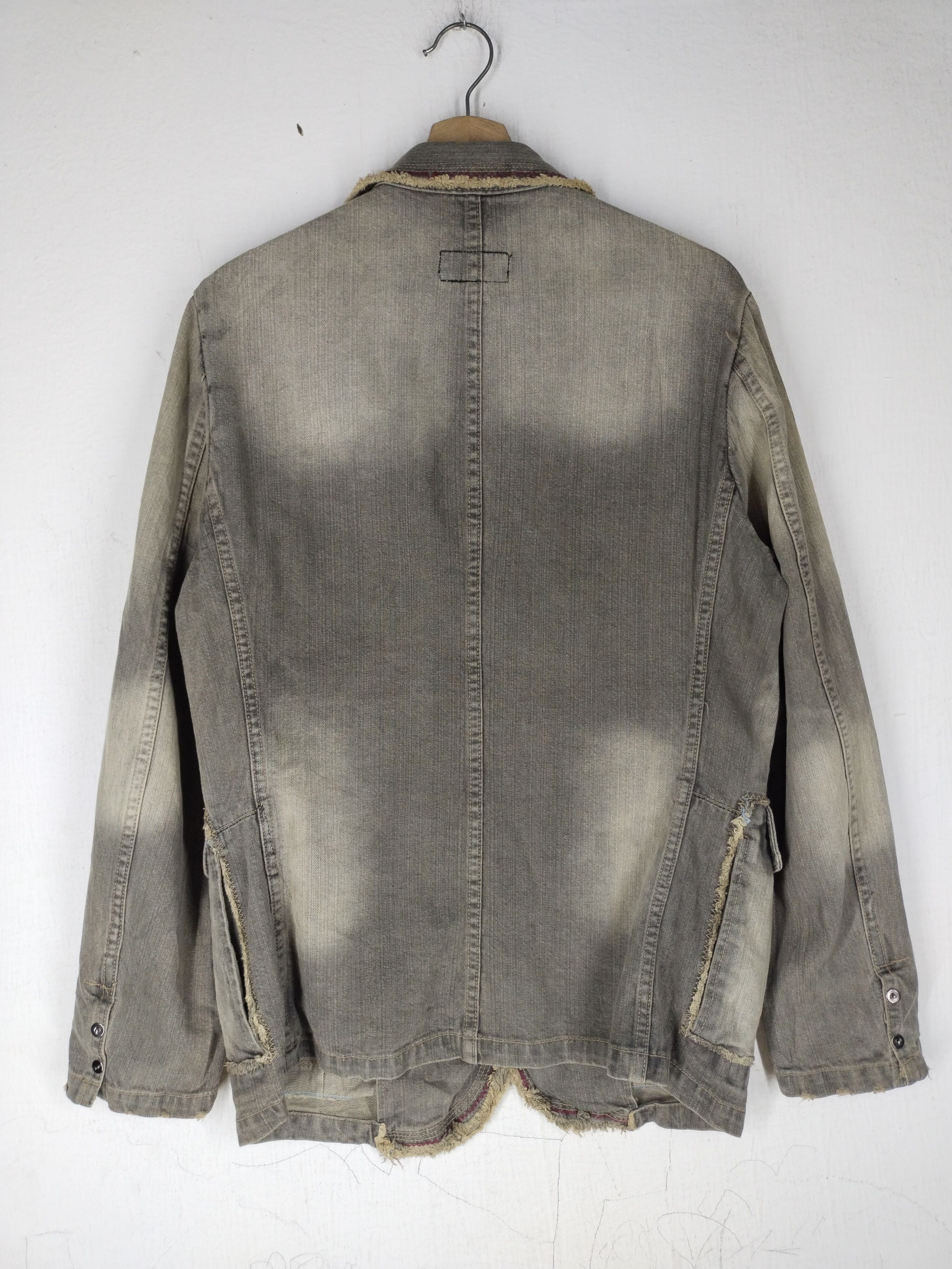 If Six Was Nine × Vintage Vintage Point Loma Denim Distressed Faded Jacket Rare Size US M / EU 48-50 / 2 - 9 Thumbnail