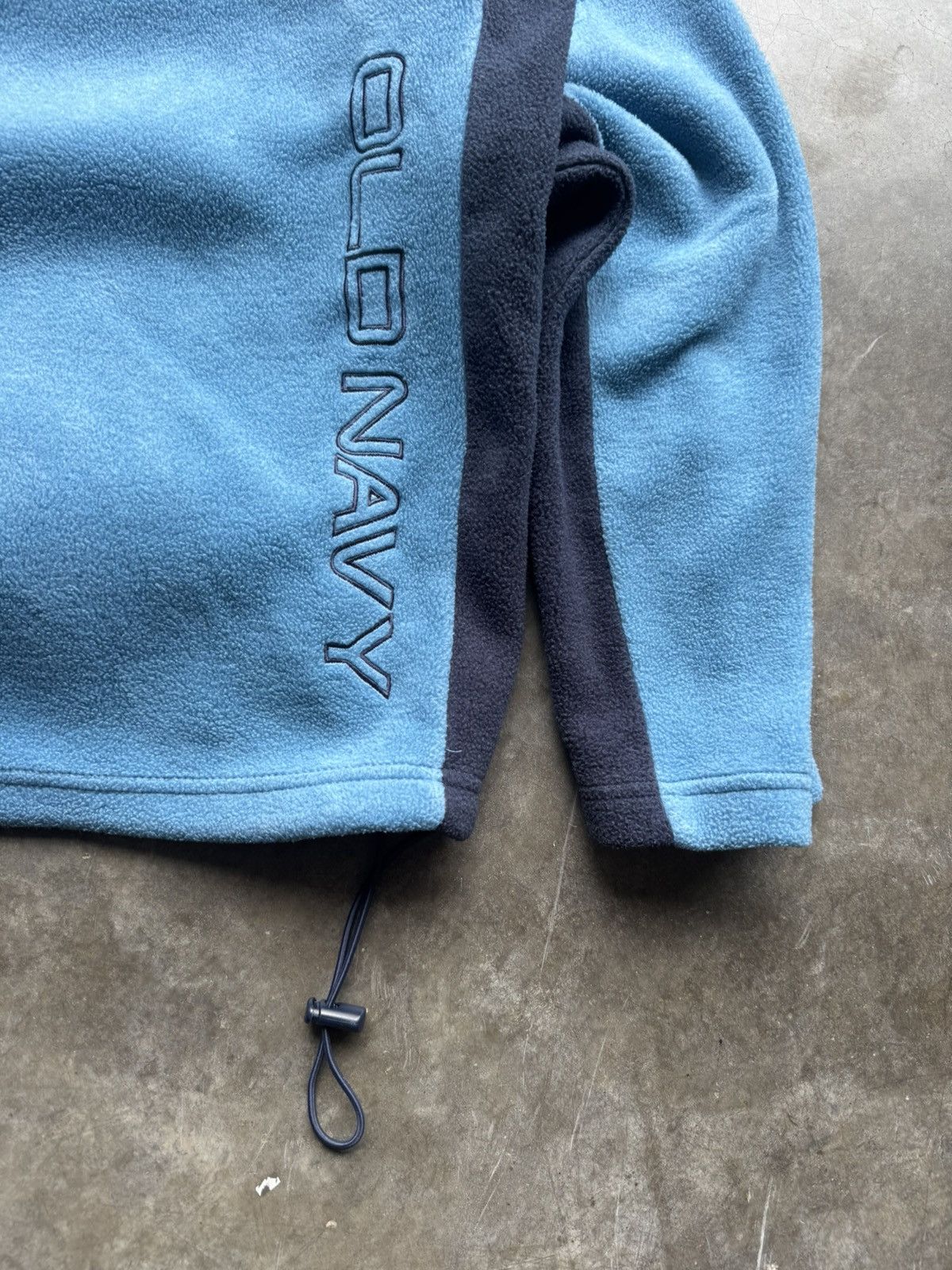 Old Navy Vintage 90’s/Y2K Old Navy 2 Tone Blue Fleece Jacket Size US M / EU 48-50 / 2 - 2 Thumbnail