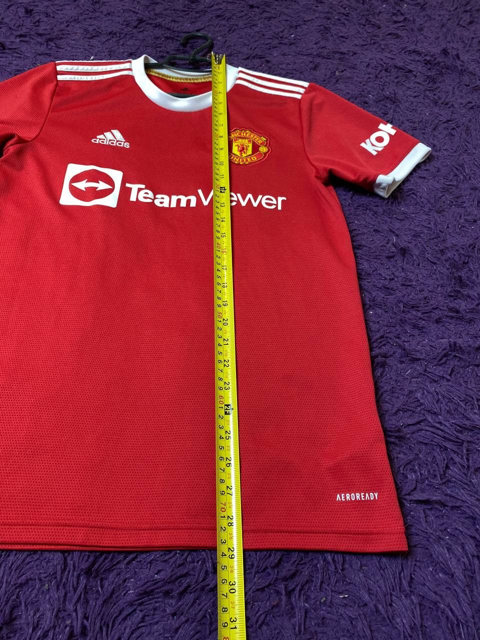 Adidas Vintage Manchester United adidas Soccer Jersey Size US S / EU 44-46 / 1 - 11 Thumbnail