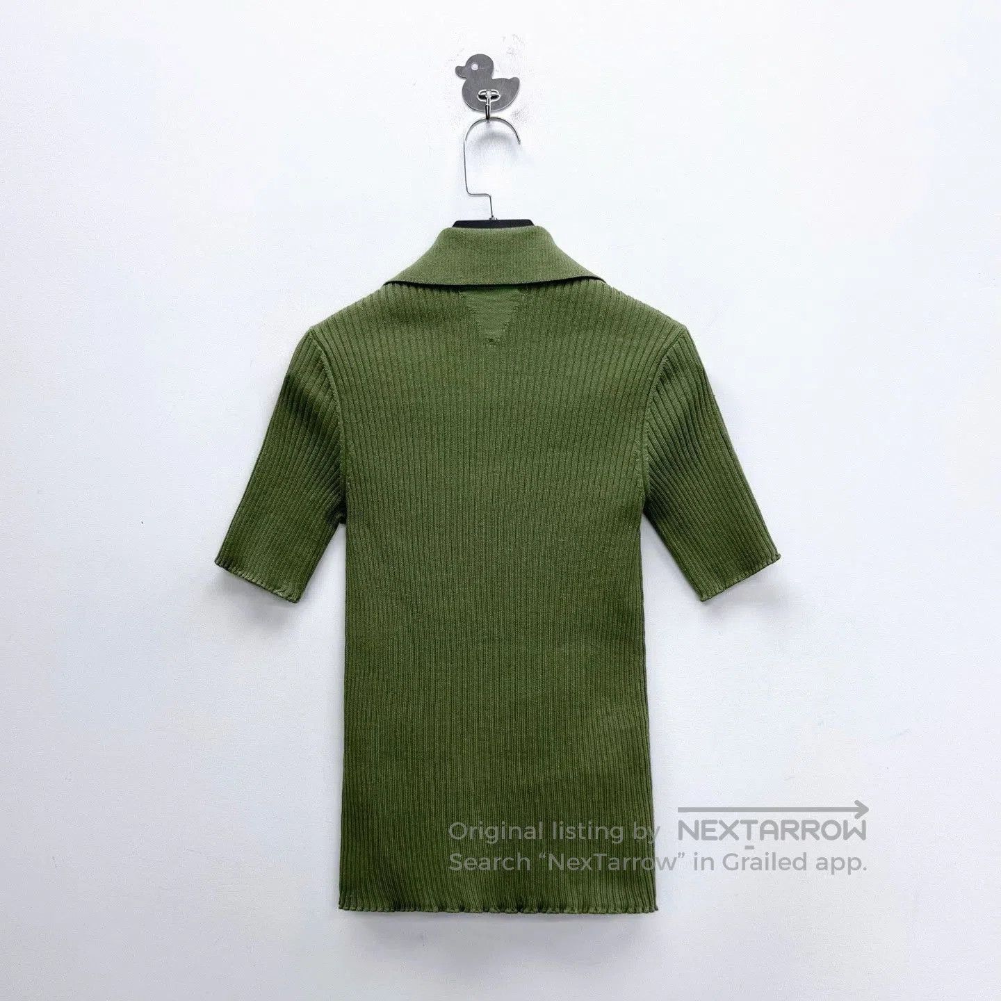 Bottega Veneta Bottega Veneta Linen Blend Stretch Polo Short Sleeve. Size S / US 4 / IT 40 - 2 Thumbnail