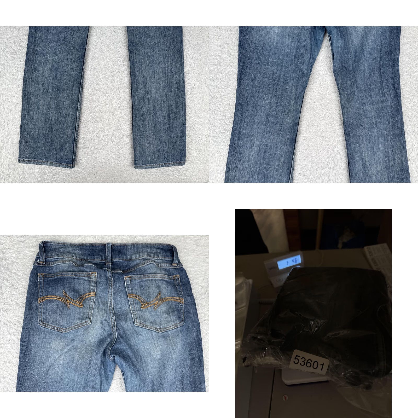 Wrangler Wrangler Jeans Womens Juniors 9 Blue Bootcut Mid Rise Stretch Denim Medium Wash Jeans Womens Juniors 9 Blue Bootcut Medium Wash Wrangler Size 30" / US 8 / IT 44 - 10 Thumbnail