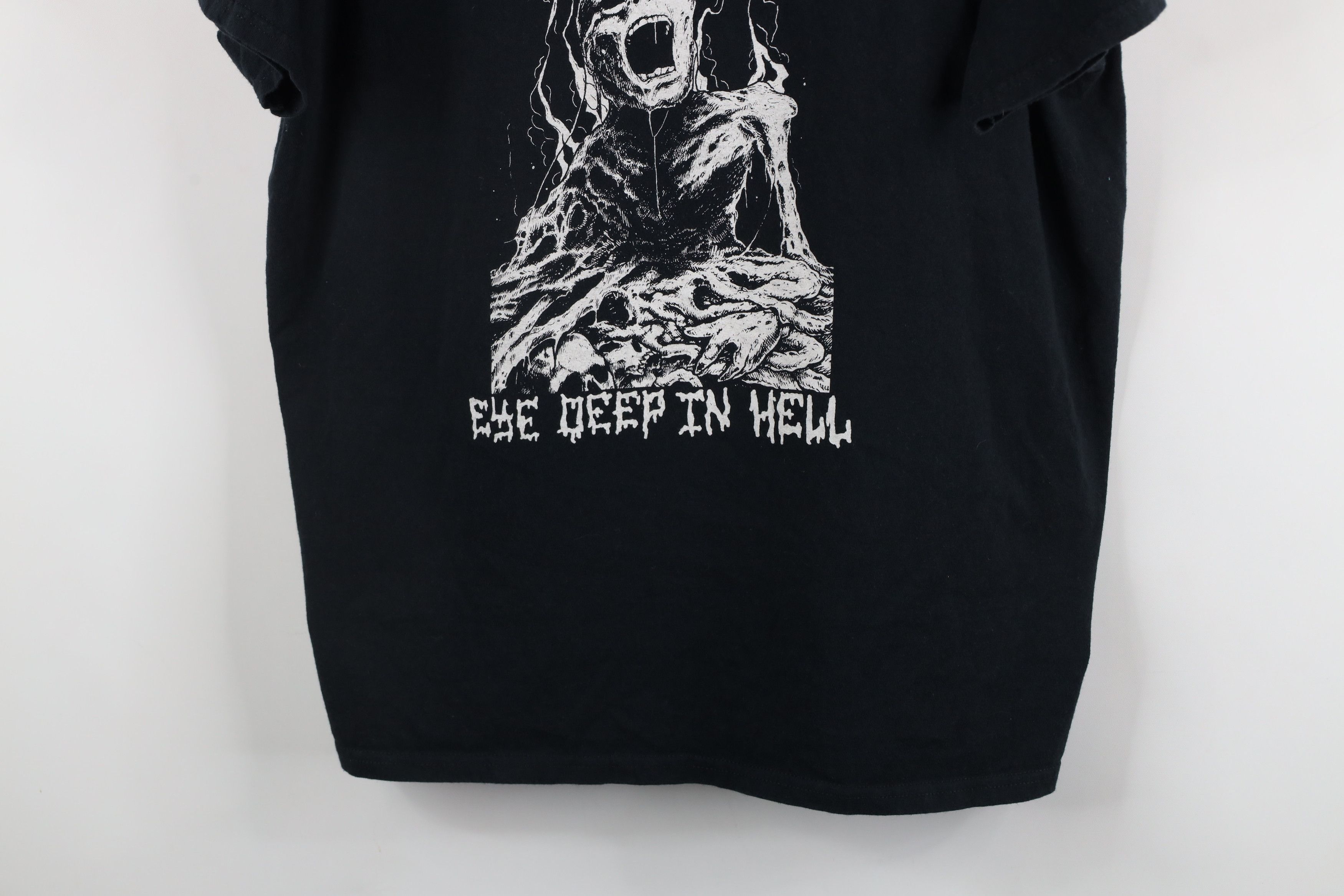 Vintage Streetwear Deep In Hell Dissected Metal Band T-Shirt Black Size US XL / EU 56 / 4 - 3 Thumbnail
