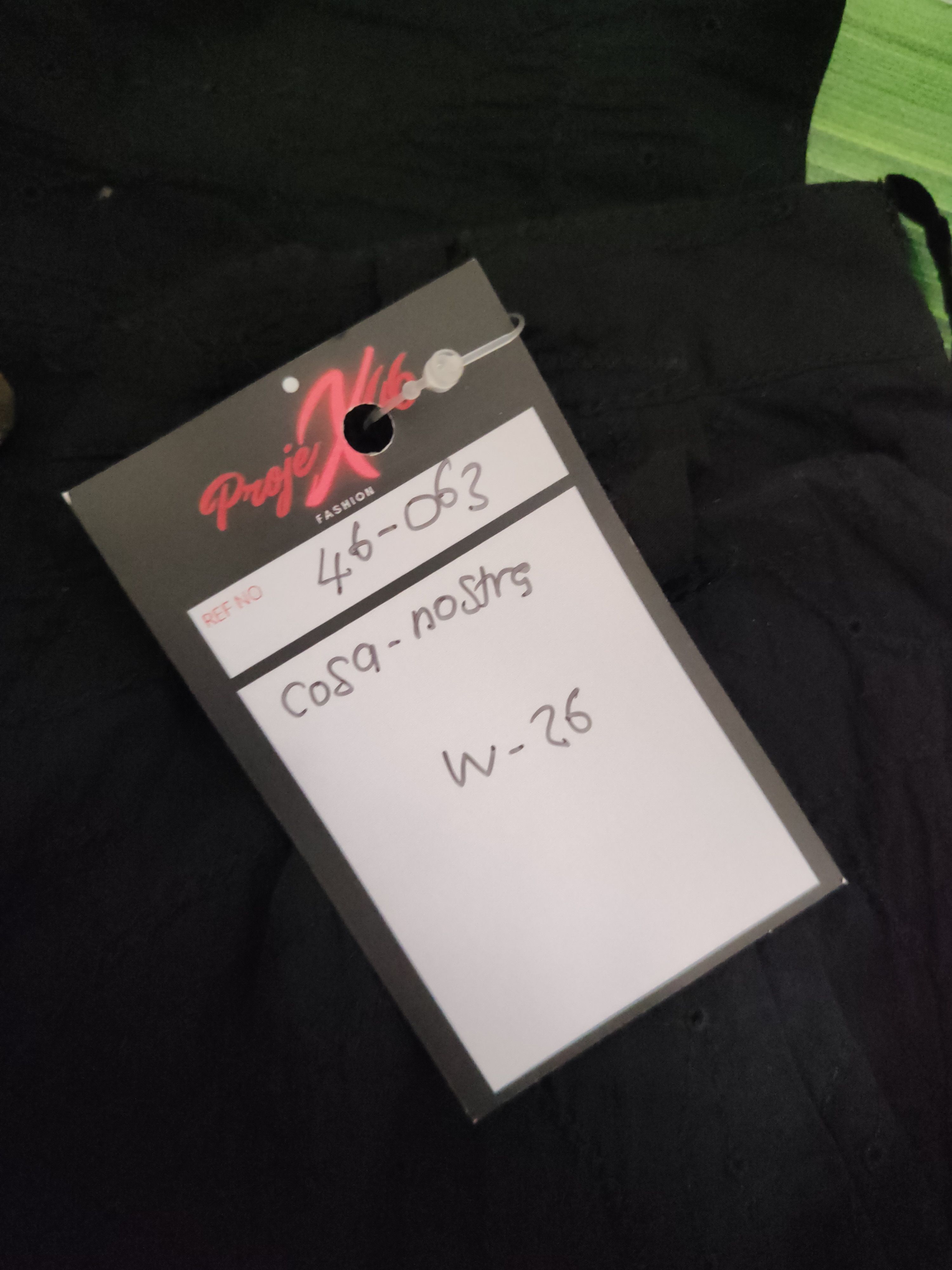 Japanese Brand DL Cosa-Nostra Black Multipocket Cargo Pants #46-063 Size 26" / US 2 / IT 38 - 14 Thumbnail