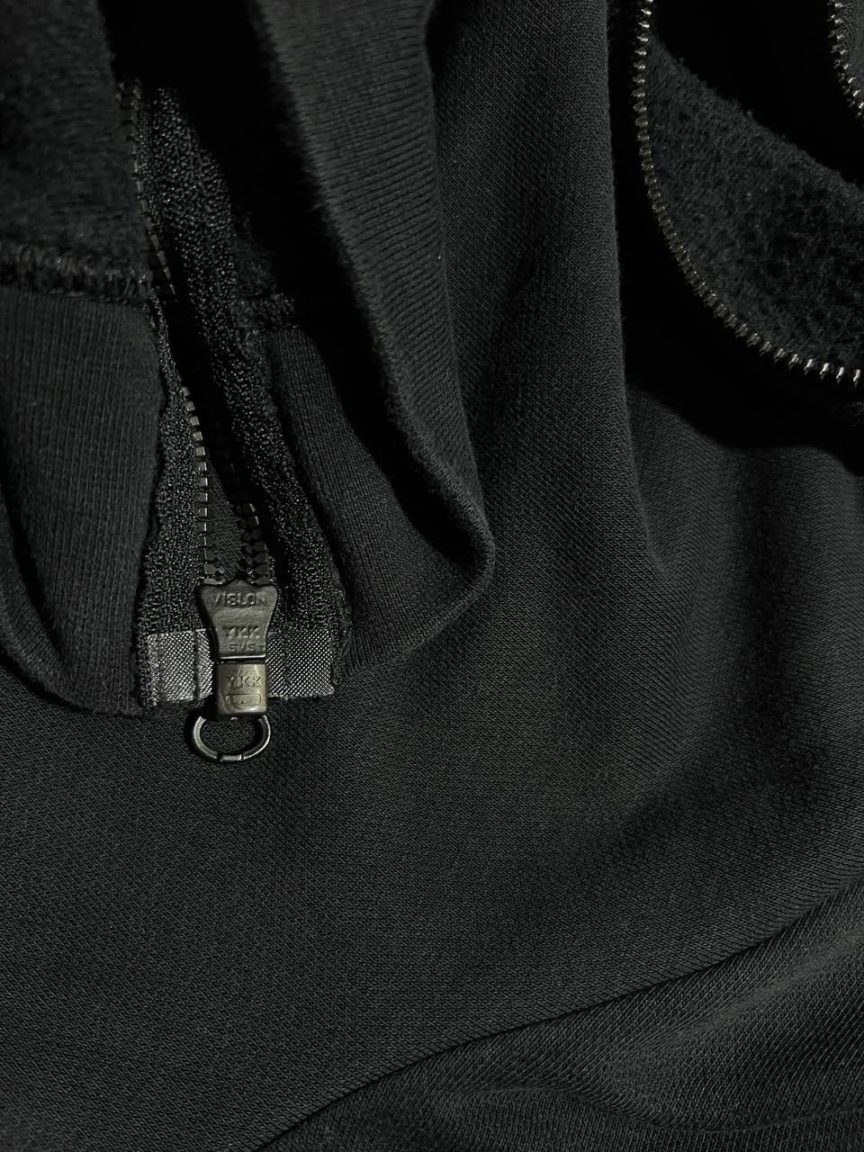 Nike Vintage 90s Basic Black Nike Zip-Up Hoodie Size US M / EU 48-50 / 2 - 2 Thumbnail