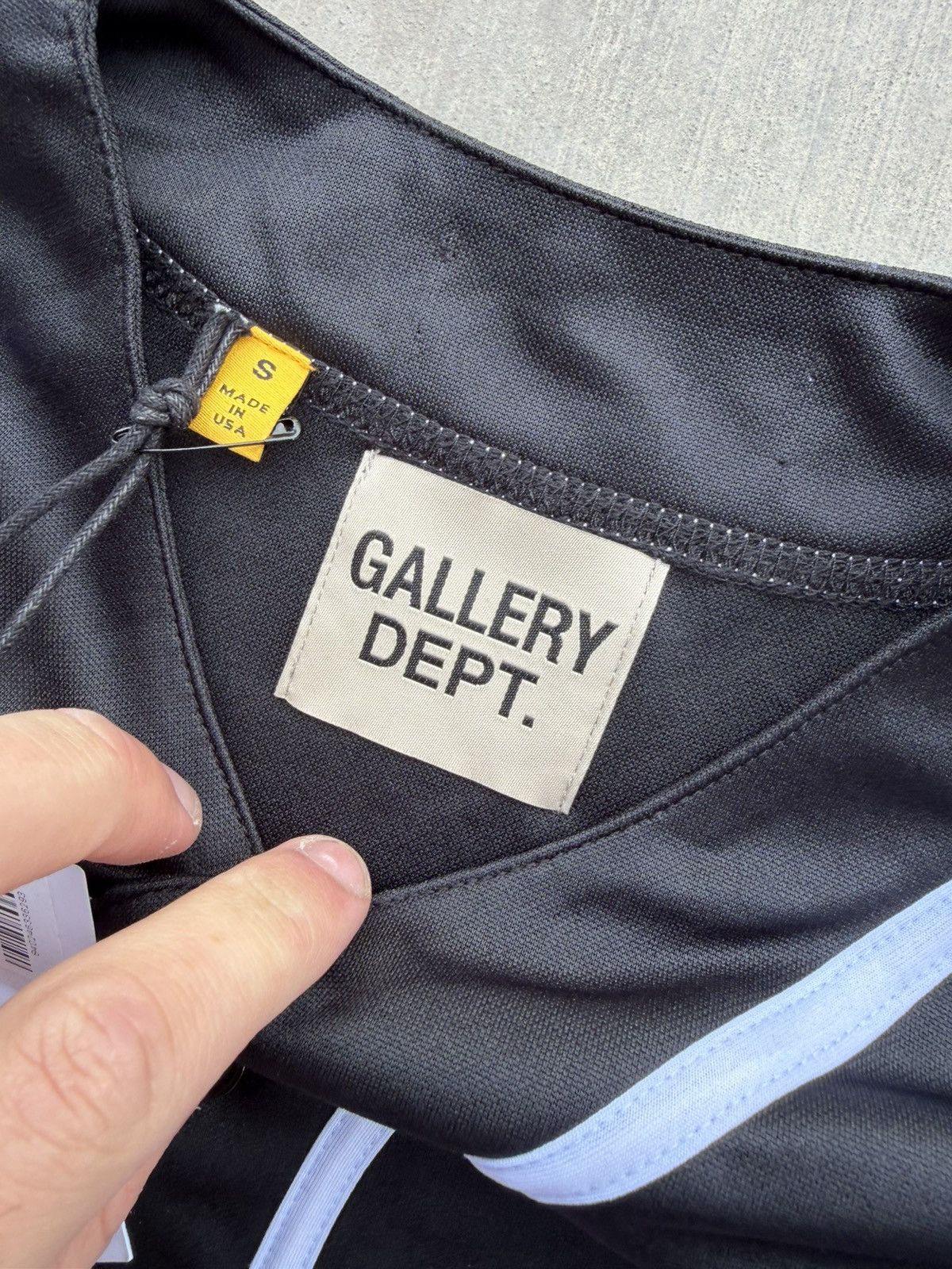 Gallery Dept. Gallery Dept. Echo Park Baseball Jersey – Black Small NWT Size US S / EU 44-46 / 1 - 8 Thumbnail
