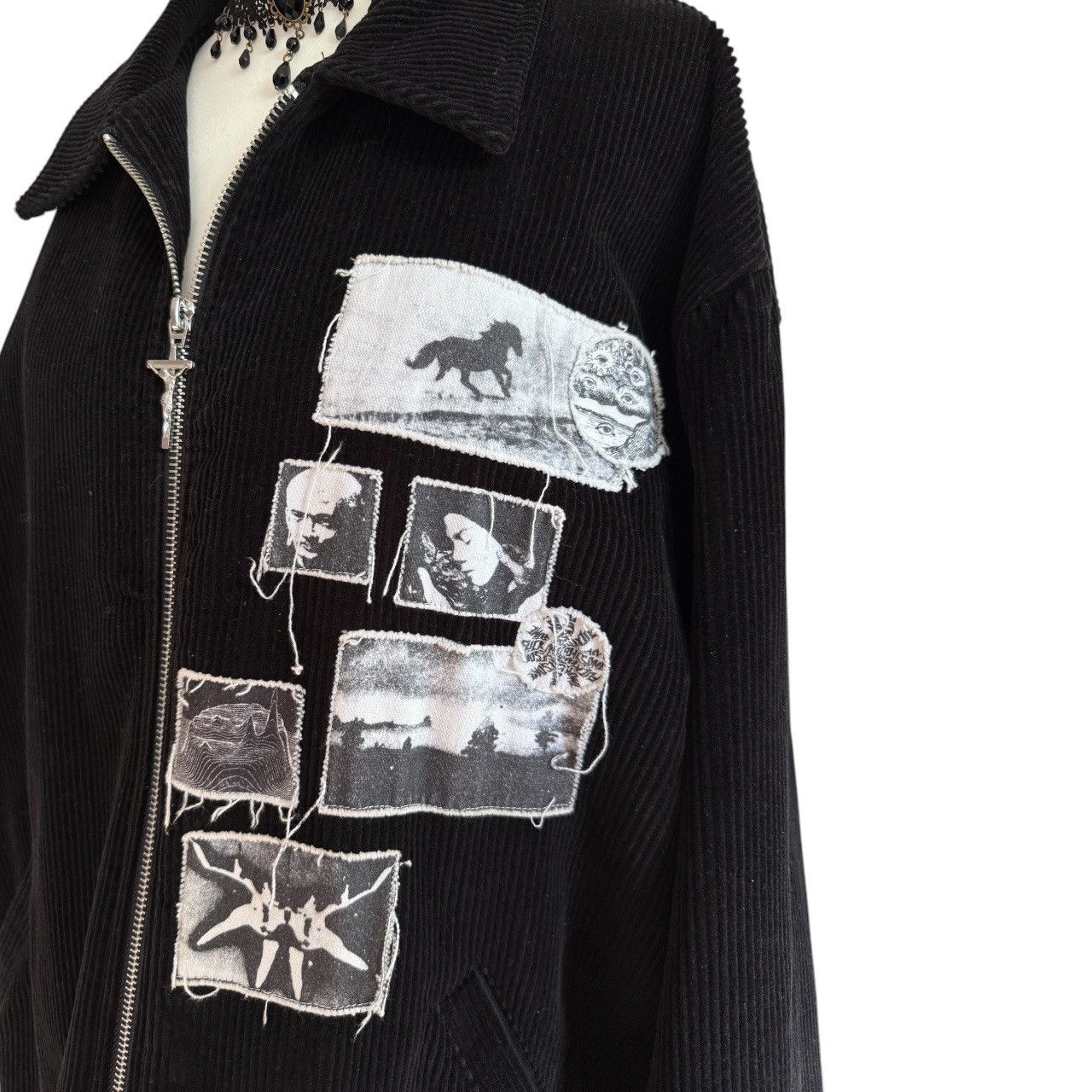 Fucking Awesome Fucking Awesome Black Corduroy Jacket Size US XL / EU 56 / 4 - 2 Thumbnail