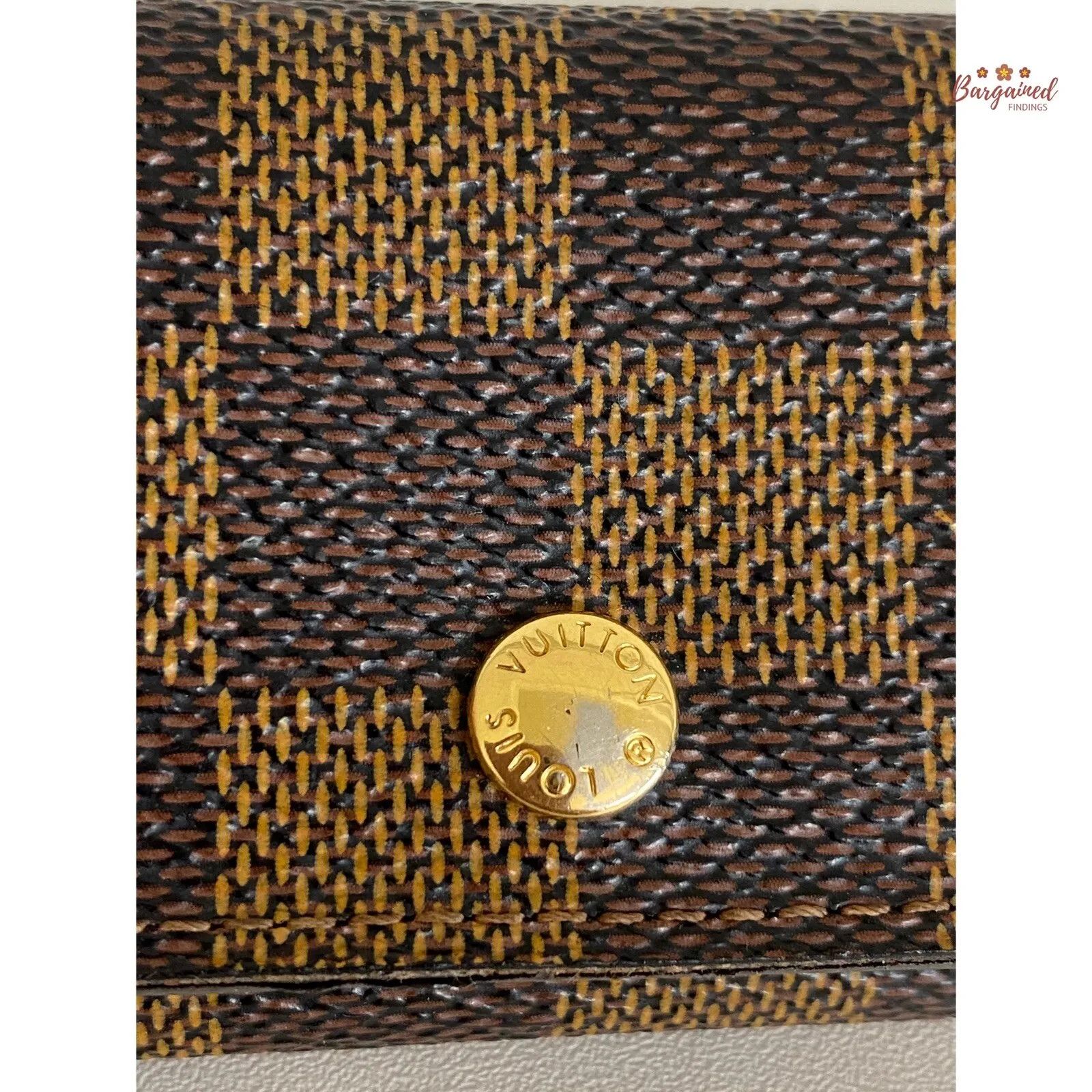 Louis Vuitton Louis Vuitton Damier Ebene Canvas Leather 4 Key Holder Size ONE SIZE - 5 Thumbnail