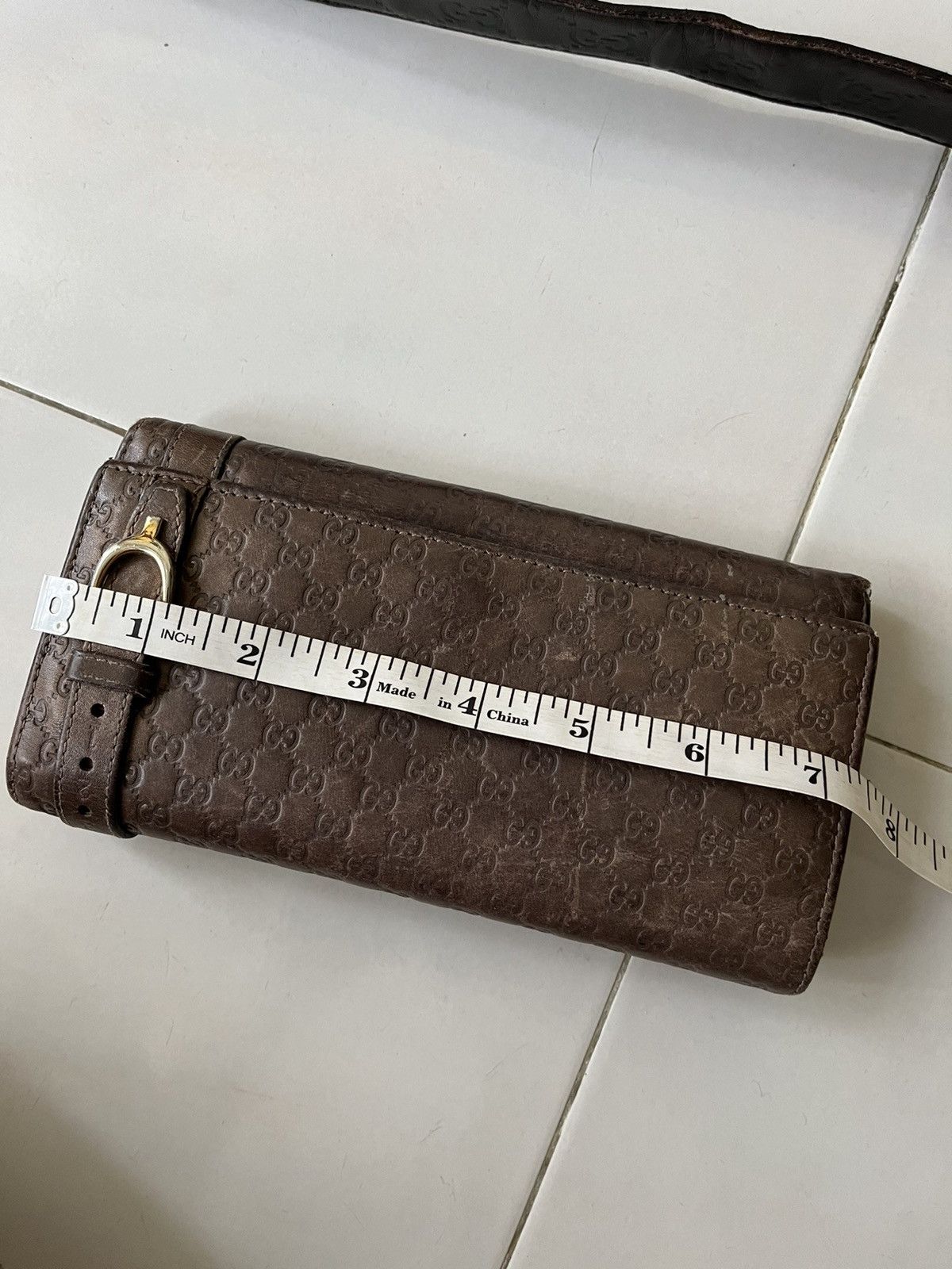 Gucci Gucci Micro Guccissima Leather Wallet Size ONE SIZE - 19 Thumbnail