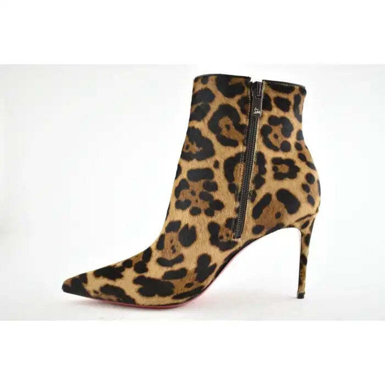 Christian Louboutin Christian Louboutin So Kate Booty 85 Black Brown Leopard Size US 8 / IT 38 - 9 Thumbnail