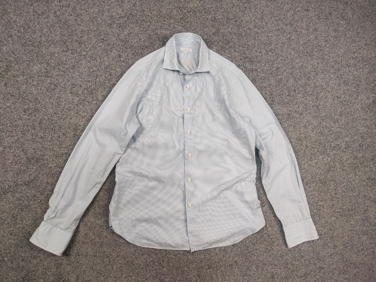 L.B.M. 1911 l.b.m. 1911 Design Light blue button-down long sleeves Shirt Size US M / EU 48-50 / 2 - 7 Thumbnail