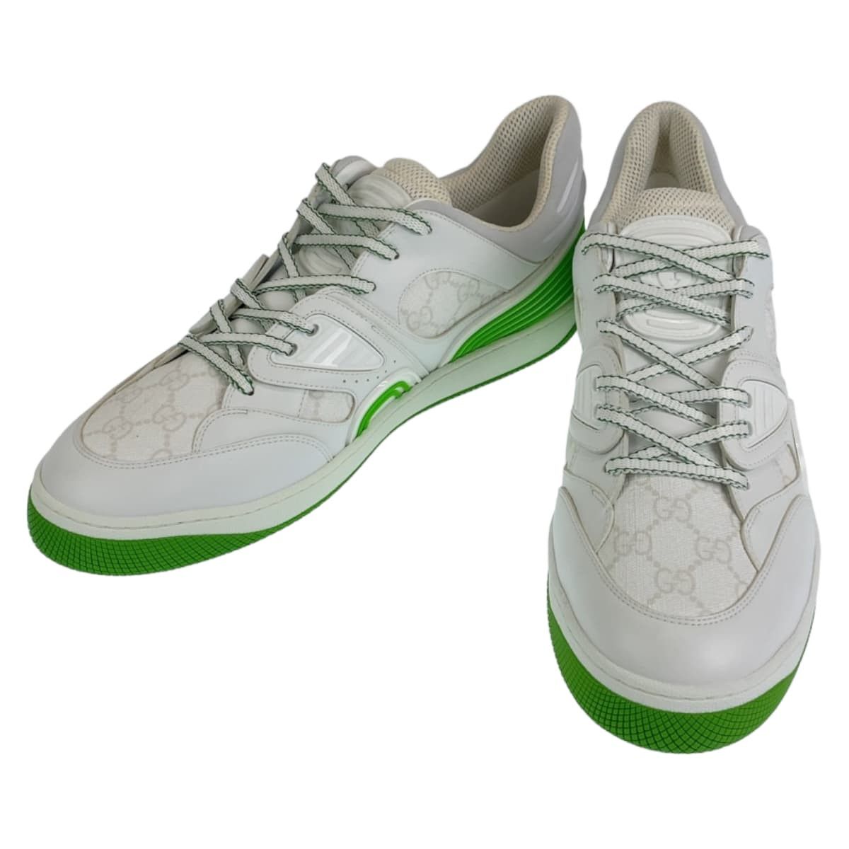 Gucci Gucci Gucci GG Canvas Leather Sneakers Leather Shoes DUTY FREE for USA Size ONE SIZE - 1 Thumbnail