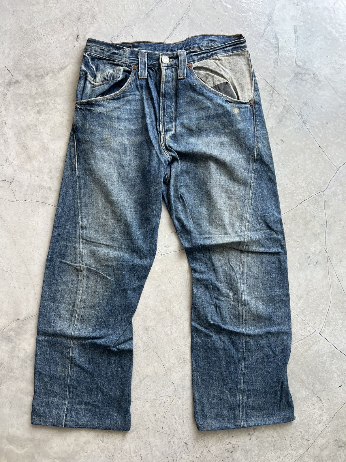 Levi's Levis Engineered Jeans Buckle Back Tag W32 Actual 33x28.5 Size US 32 / EU 48 - 2 Thumbnail