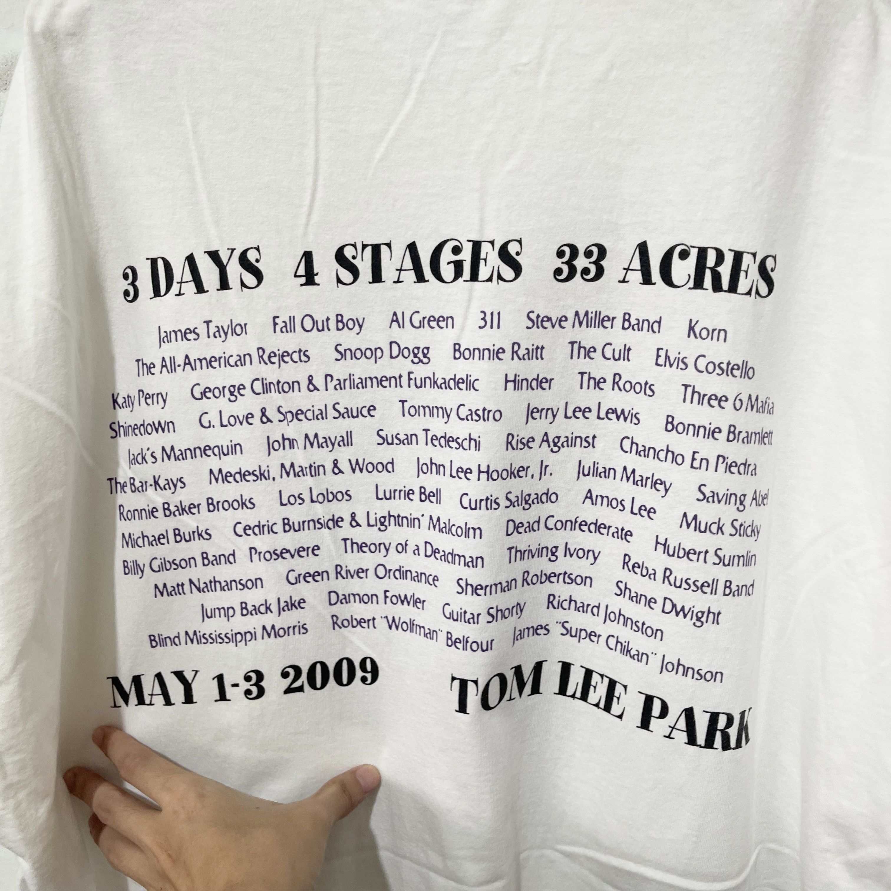 Jazz Cartier Vintage 2009 Beale Street Music Festival T-Shirt Size US XXL / EU 58 / 5 - 4 Thumbnail