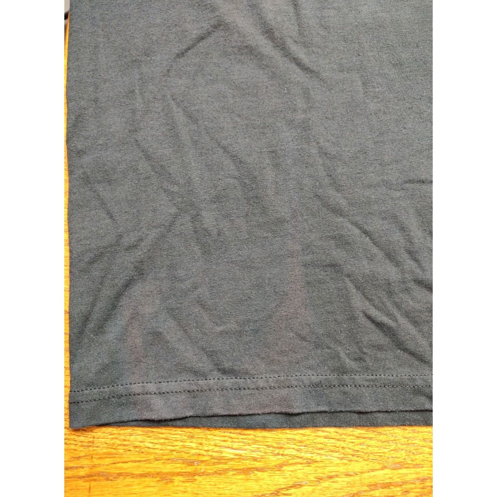 Fruit Of The Loom VINTAGE 90s Fruit of the Loom T-Shirt XL Faded Black Eagle United States Mens Size US XL / EU 56 / 4 - 5 Thumbnail