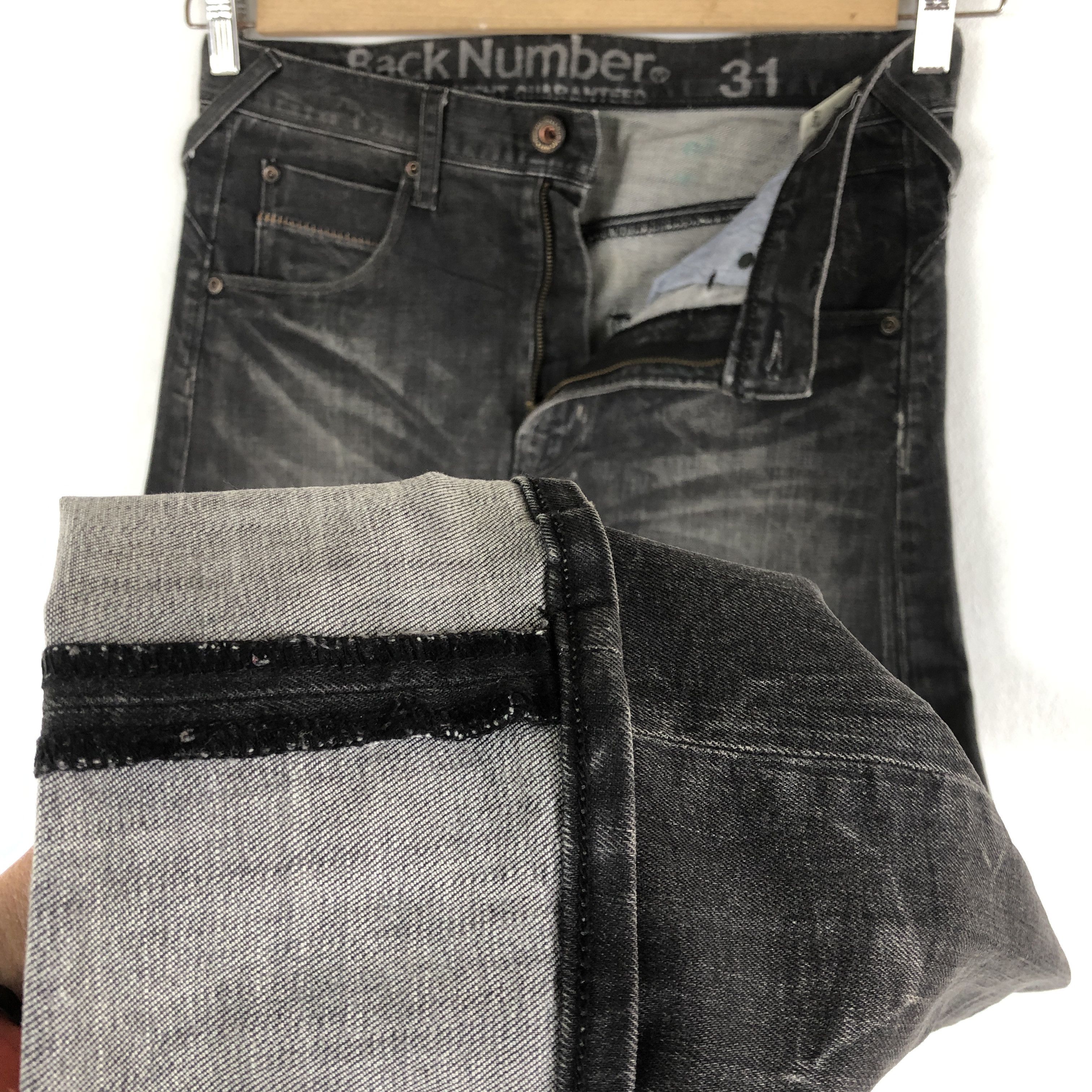 Japanese Brand Vintage Back Number Jeans Japanese Denim Pants Size US 32 / EU 48 - 8 Thumbnail