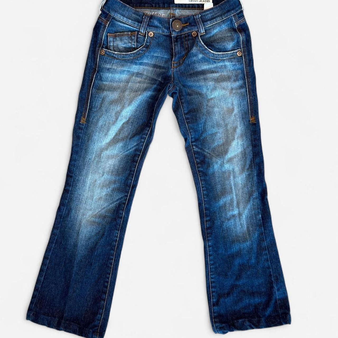 DKNY DKNY Women's Straight Fit Jeans Medium Blue Wash Size 27/28 Size 26" / US 2 / IT 38 - 1 Thumbnail