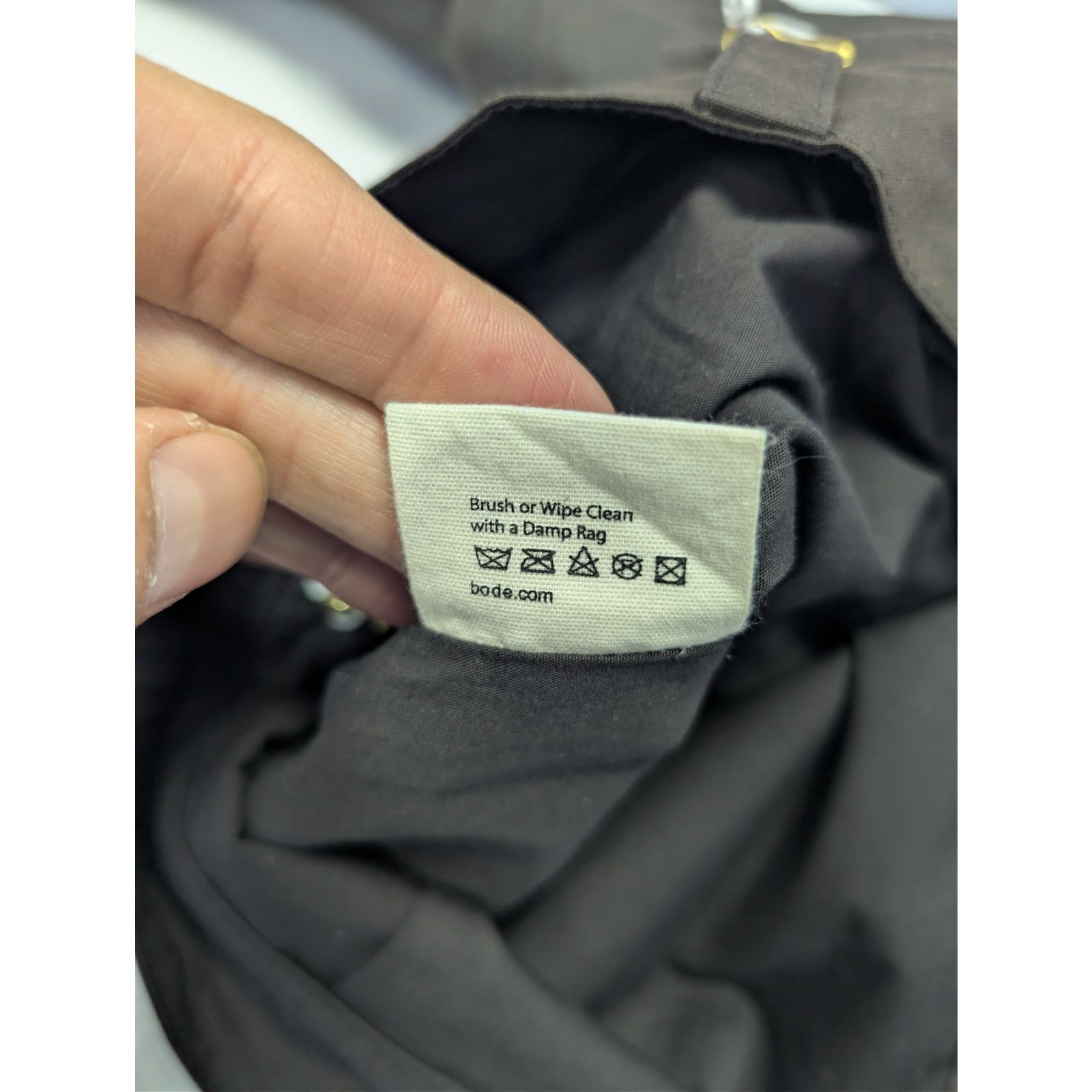 Bode o1rshd1 Waxed Cotton Knolly Brook Trousers in Brown Size US 38 / EU 54 - 20 Thumbnail