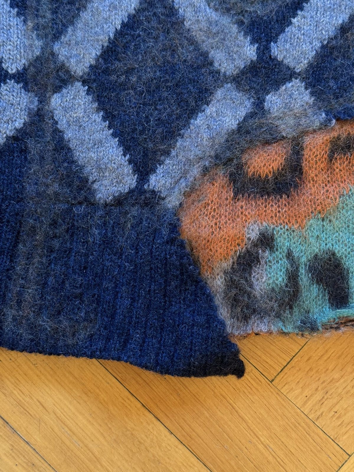 Marni MARNI rombi leopard and rings mixed sweater FW19 Size US M / EU 48-50 / 2 - 9 Thumbnail
