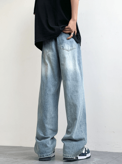 Japanese Brand × Jean Trendy retro distressed cleanfit high street jeans Size US 34 / EU 50 - 4 Thumbnail