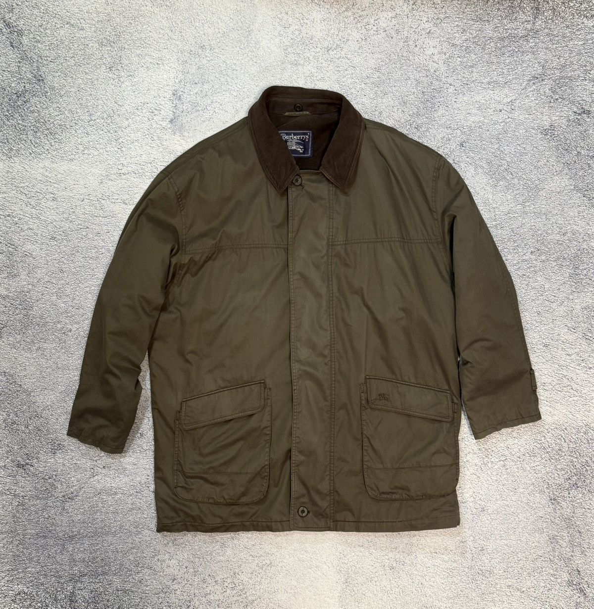 Burberry Burberrys Mens Vintage Brown Jacket Nova Check Lined 56 Coat Size US XL / EU 56 / 4 - 2 Thumbnail