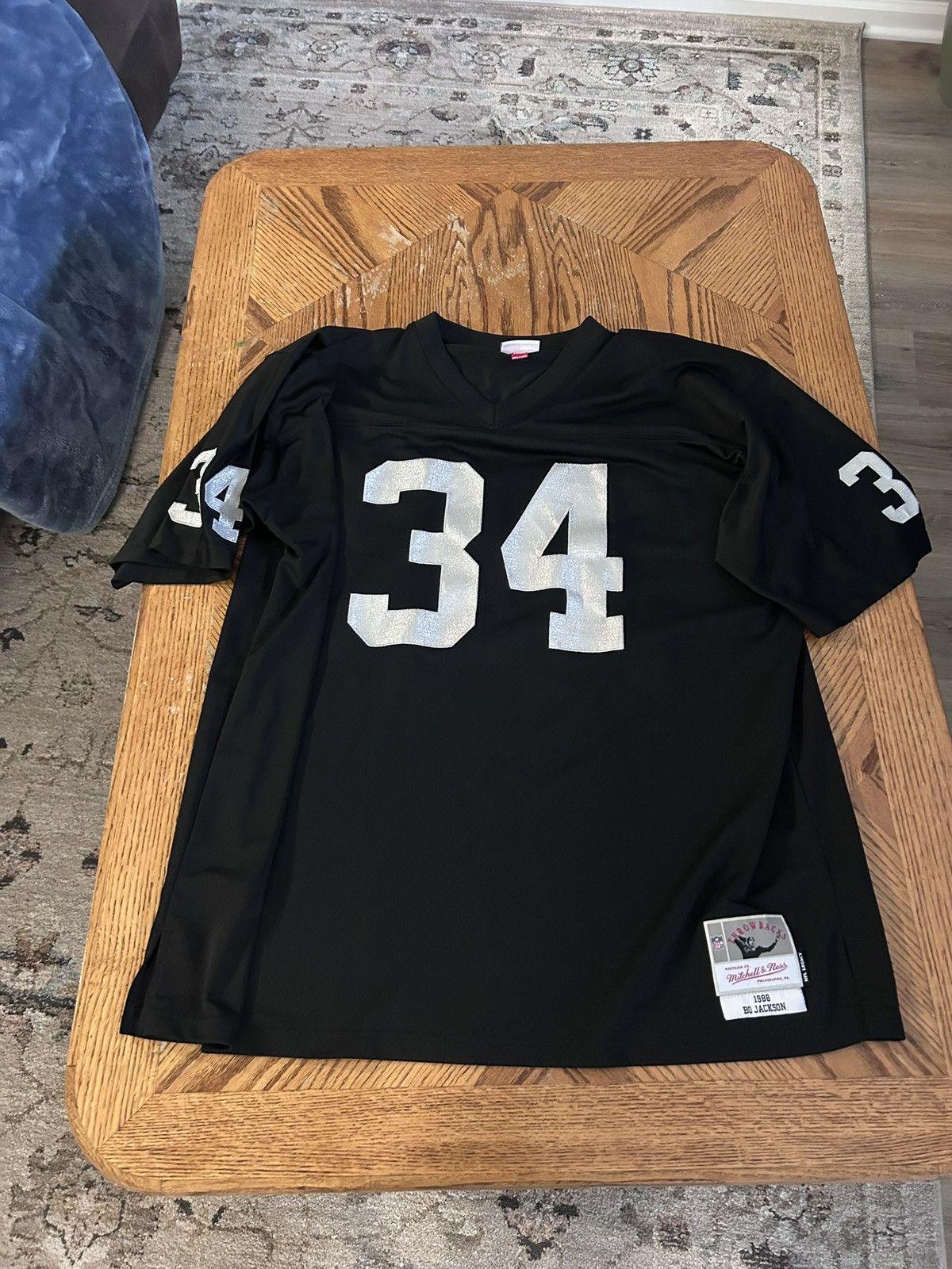 Mitchell & Ness 3XB Bo Jackson Las Vegas Raiders Mitchell & Ness Jersey Size US XXL / EU 58 / 5 - 1 Thumbnail