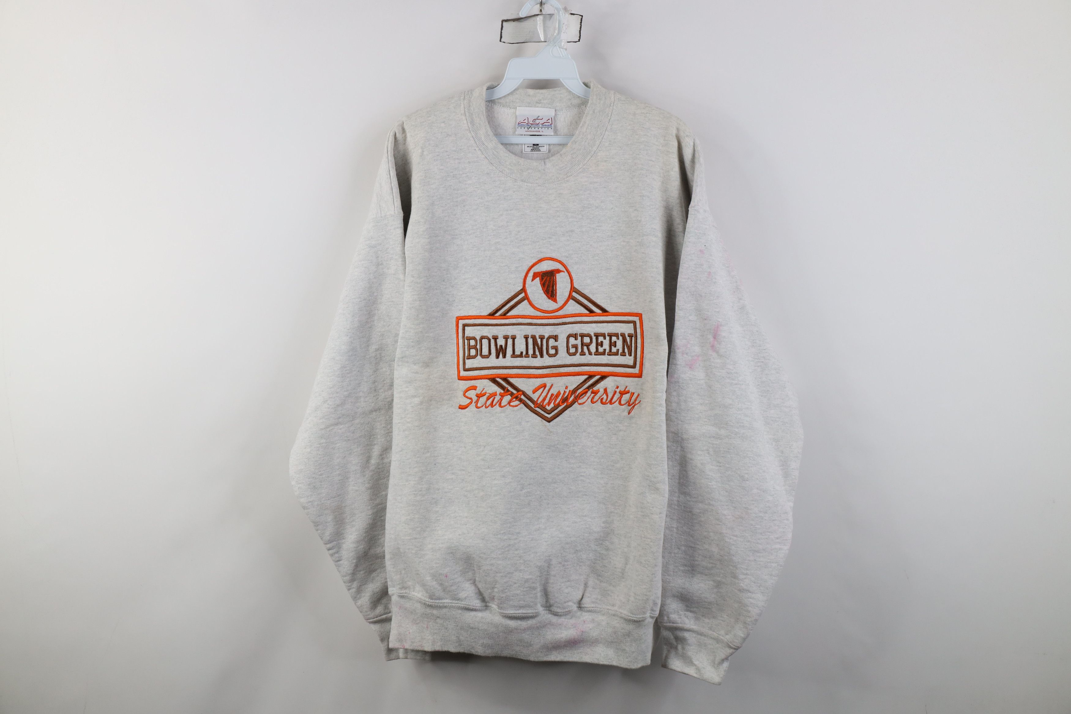 Vintage Vintage 90s Bowling Green State University Sweatshirt USA Size US XL / EU 56 / 4 - 1 Thumbnail