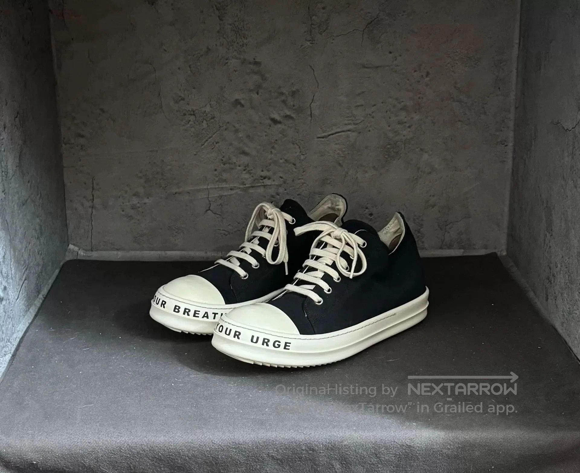 Rick Owens Rick Owens 23 Satin Sole Letter Converse. Size US 8 / EU 41 - 1 Thumbnail