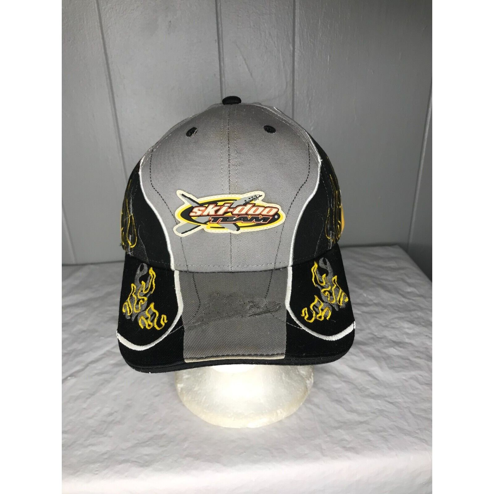 Ski-Doo × Vintage Vintage Ski-Doo Team Racing Flames BRP Embroidered Logo hat Size ONE SIZE - 1 Thumbnail