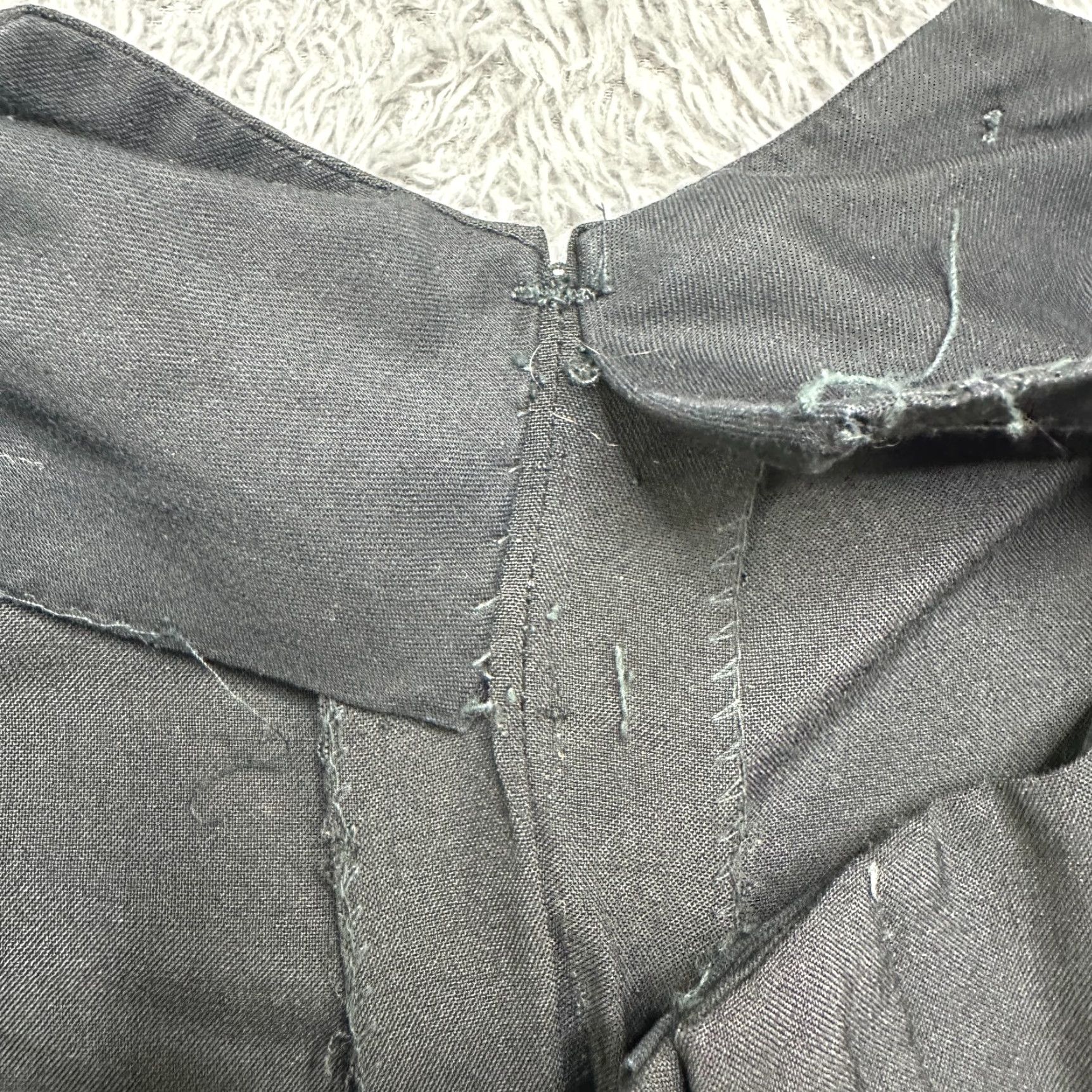 Vintage VINTAGE USAF Trousers 32x29 Black Wool Dress Military 60s True Vintage Talon Zip Navy? Size US 32 / EU 48 - 3 Thumbnail