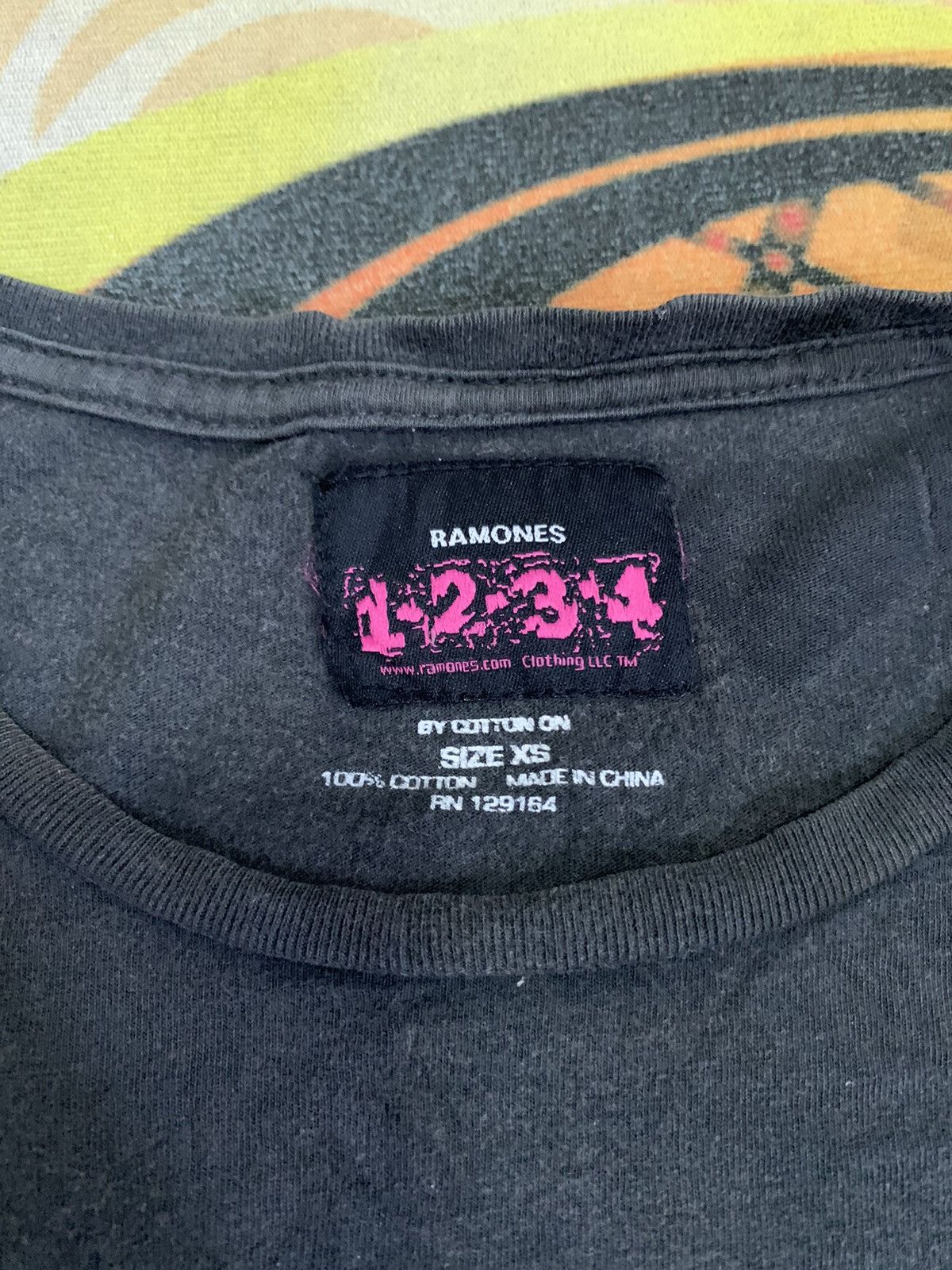 If Six Was Nine Ramones T Shirt 2012 Band Tees Size US XS / EU 42 / 0 - 7 Thumbnail