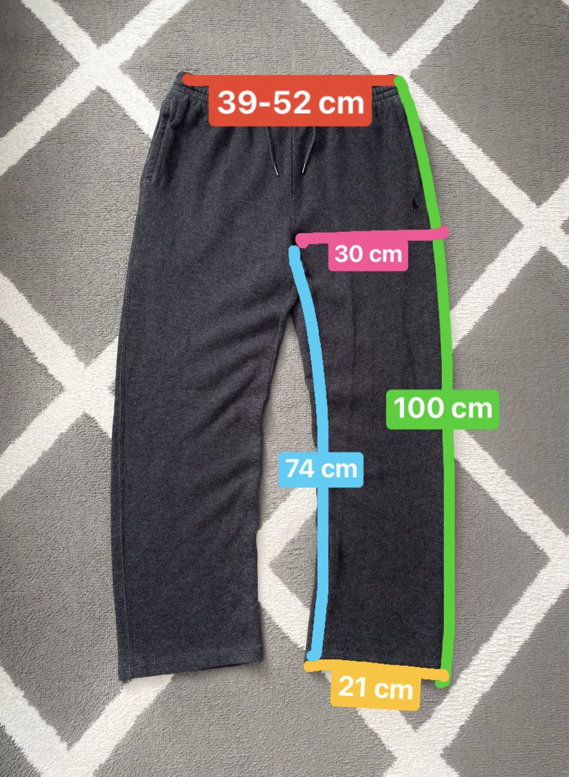 Polo Ralph Lauren × Vintage Vintage 90’s Polo Ralph Lauren men’s straight fit sweatpants Size US 32 / EU 48 - 14 Thumbnail