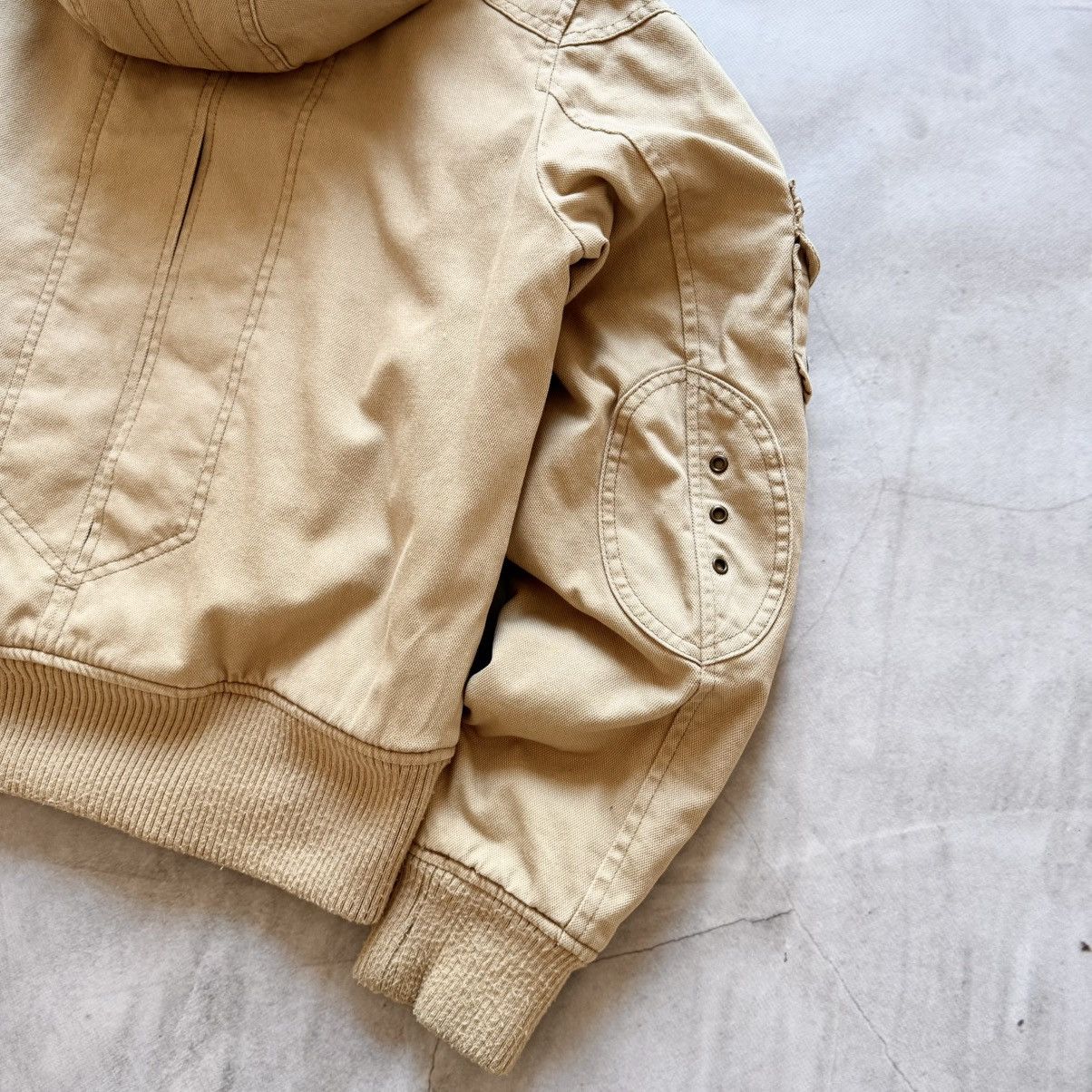 Hysteric Glamour × Undercover Military Bomber Jacket Zip Faux Fur LGB If Six Was Nine Vibe Size M / US 6-8 / IT 42-44 - 8 Thumbnail