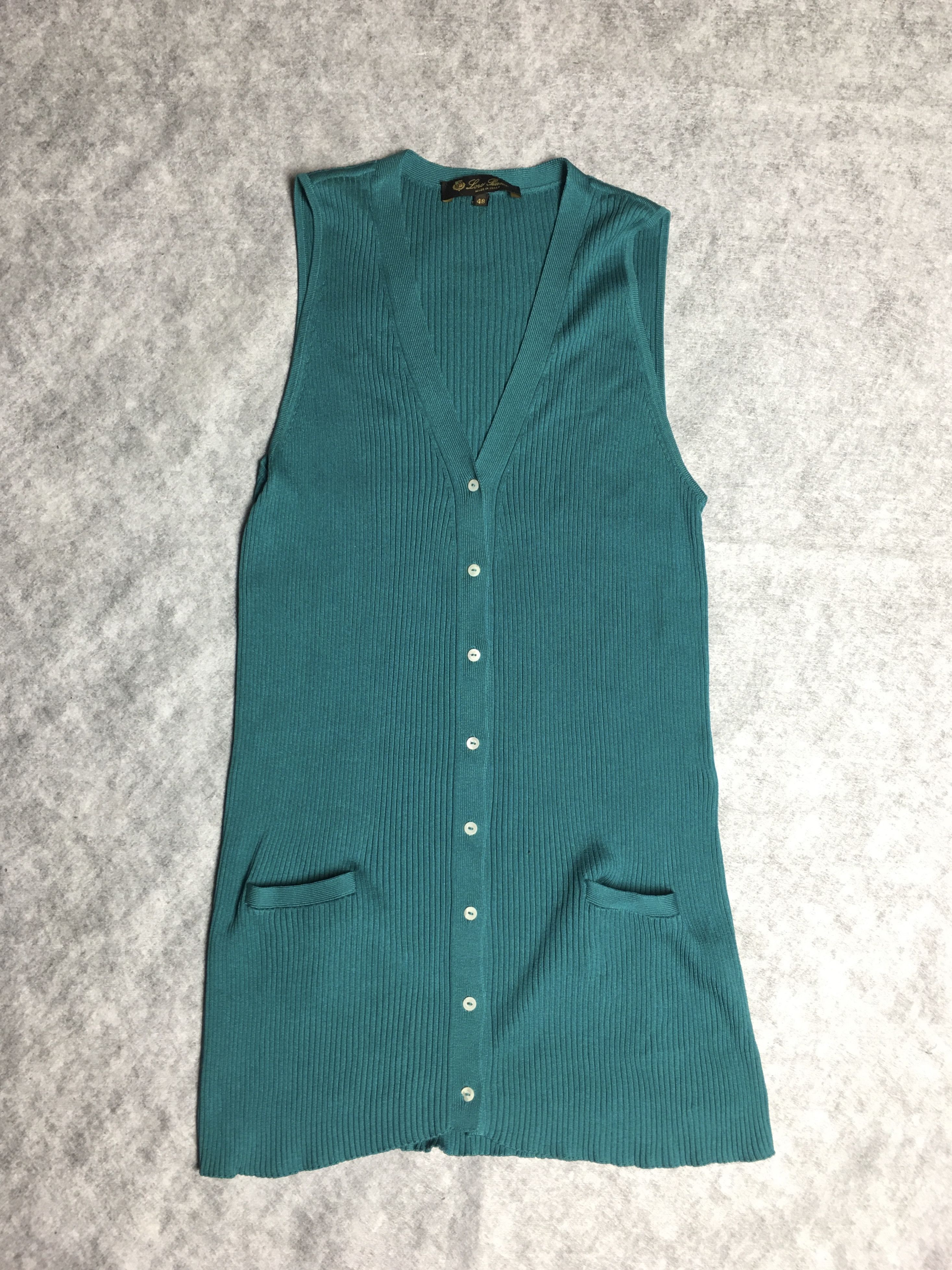 Loro Piana Loro Piana Jade Green Silk Cardigan Set 2 pieces Size M / US 6-8 / IT 42-44 - 15 Thumbnail