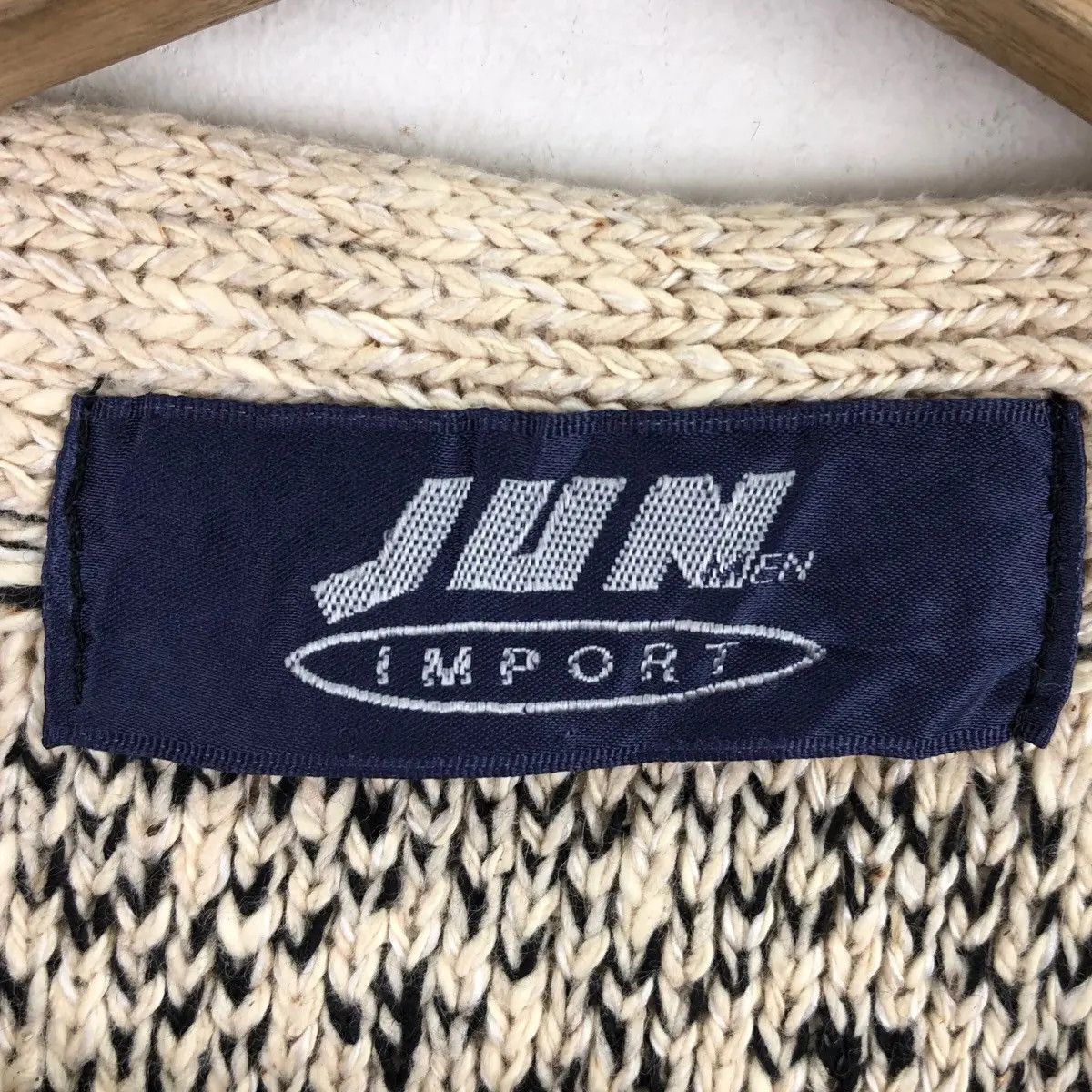 Vintage Vtg JUN MEN IMPORT Collection V Neck Boro Knitwear Tank Top Size US XL / EU 56 / 4 - 8 Thumbnail