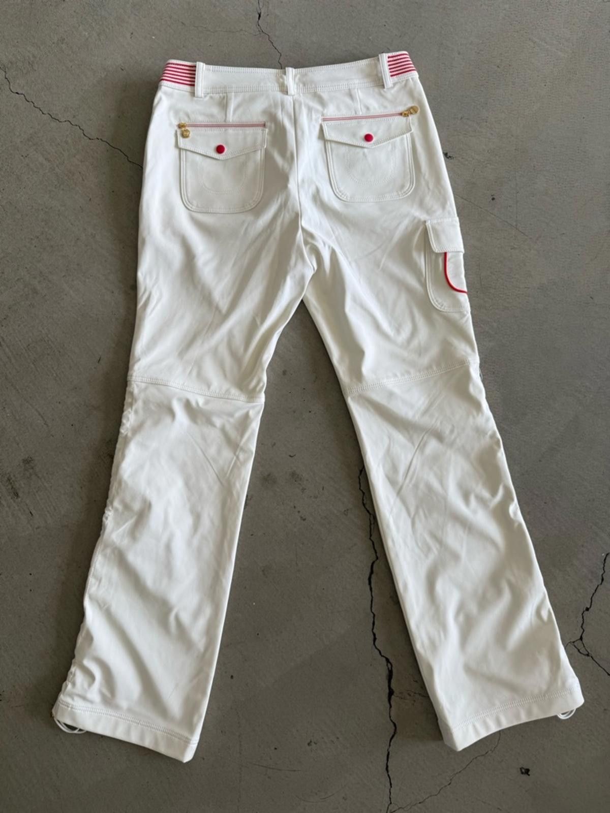 Fila Fila / Women’s Golf Pants / Ivory Red Size 28" / US 6 / IT 42 - 9 Thumbnail