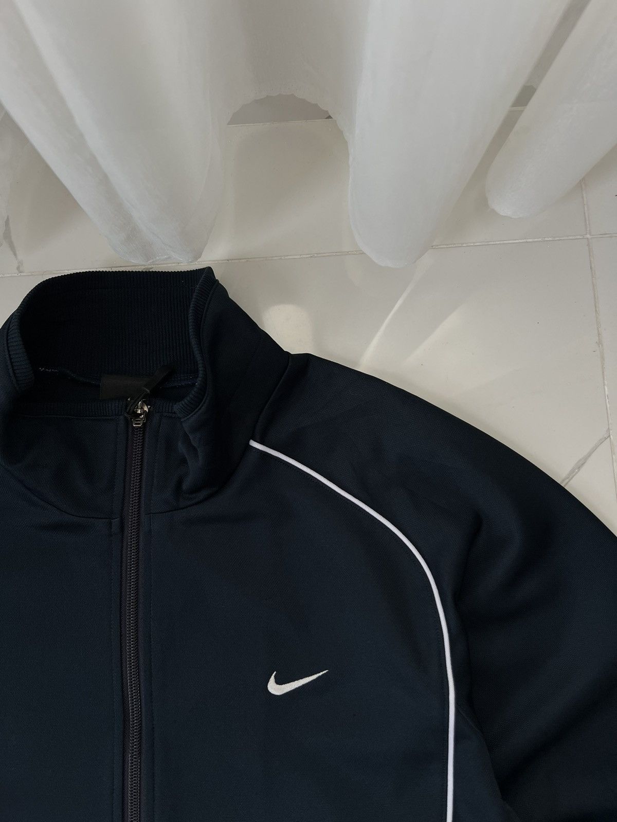Nike × Vintage 90's NIKE TRACK JACKET SWOOSH LOGO RETRO Y2K Size US XL / EU 56 / 4 - 3 Thumbnail