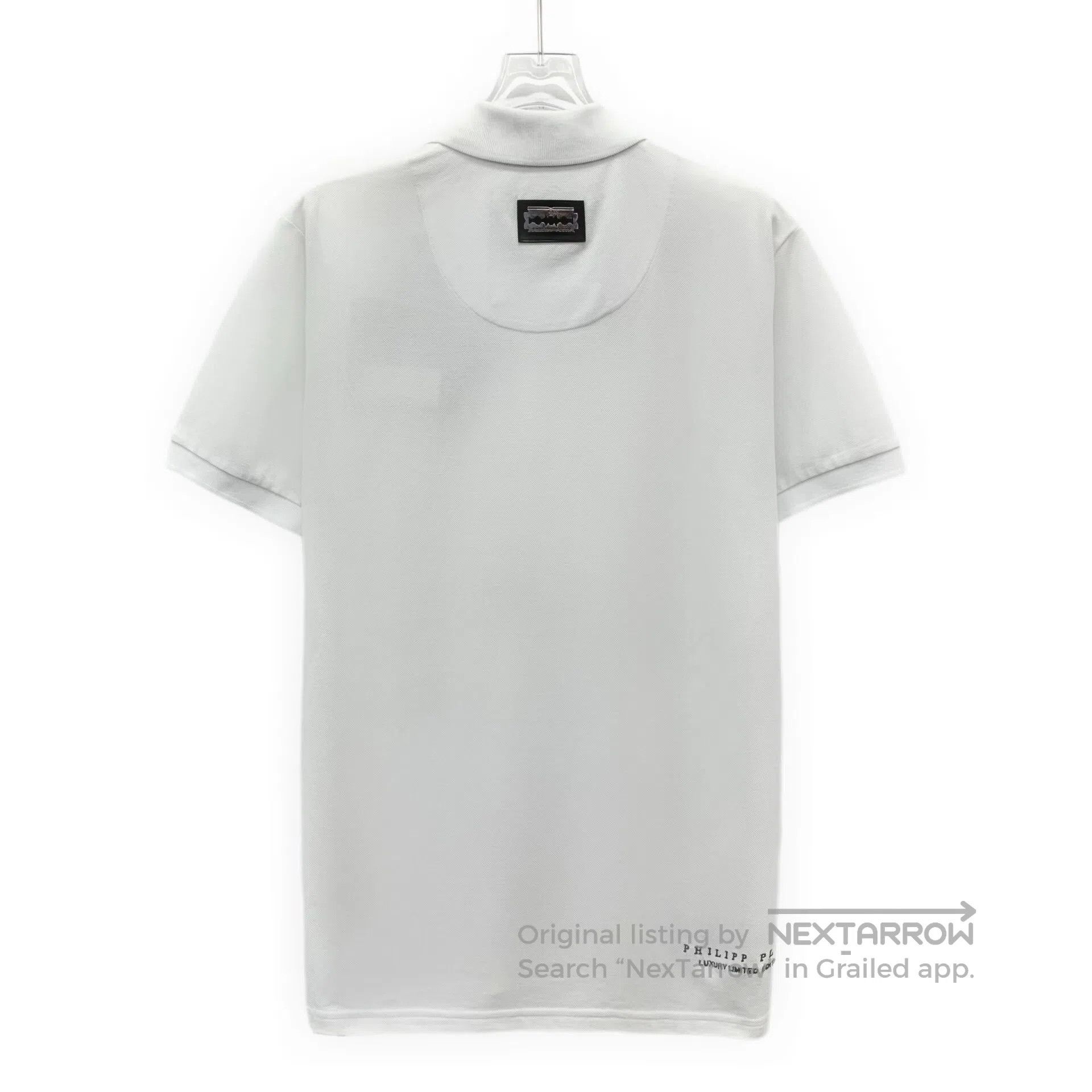 Philipp Plein Philipp Plein White Skull Printed Cotton Collar Single Bre Size US L / EU 52-54 / 3 - 2 Thumbnail